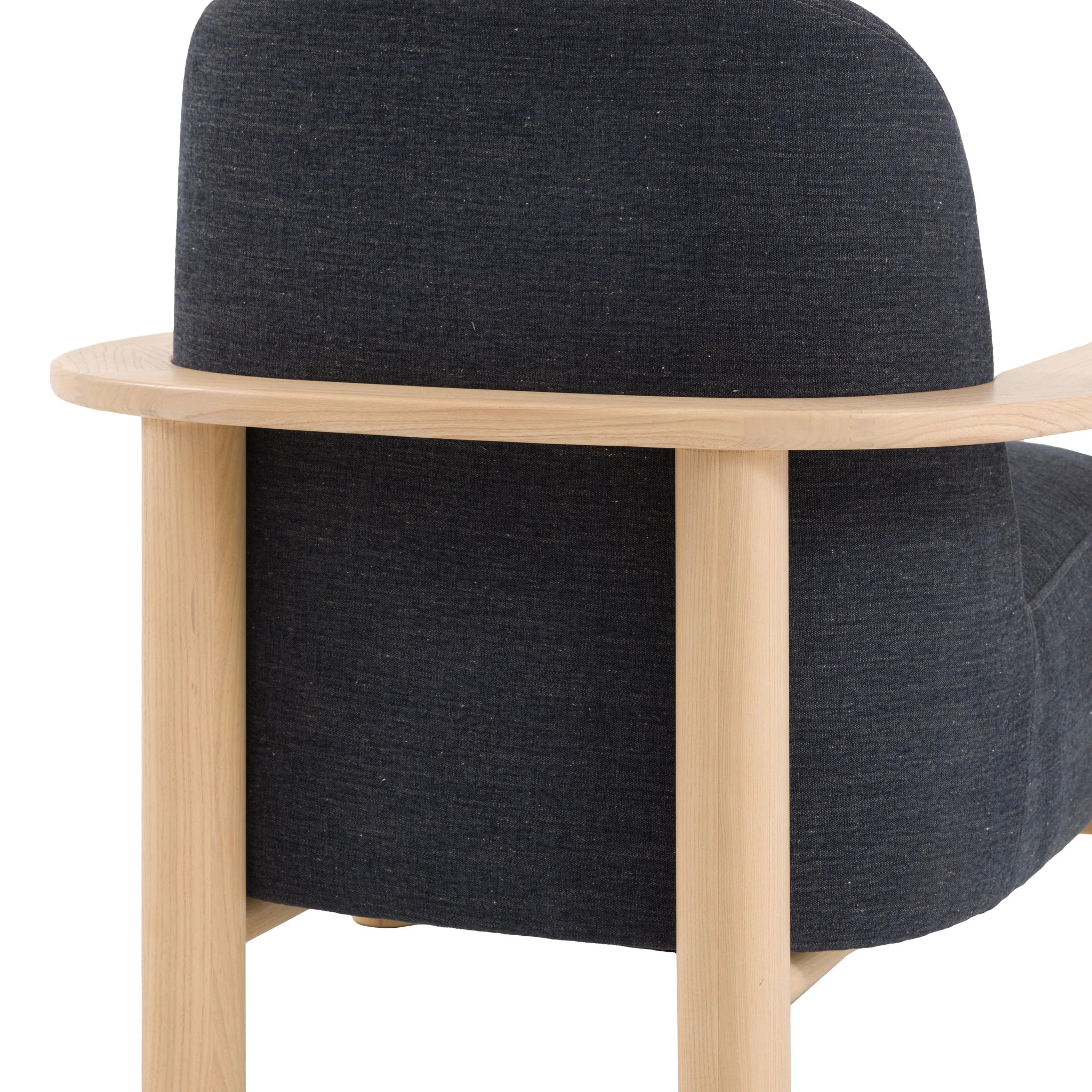 Savannah Willow Pacific Blue Woven Fabric Armchair