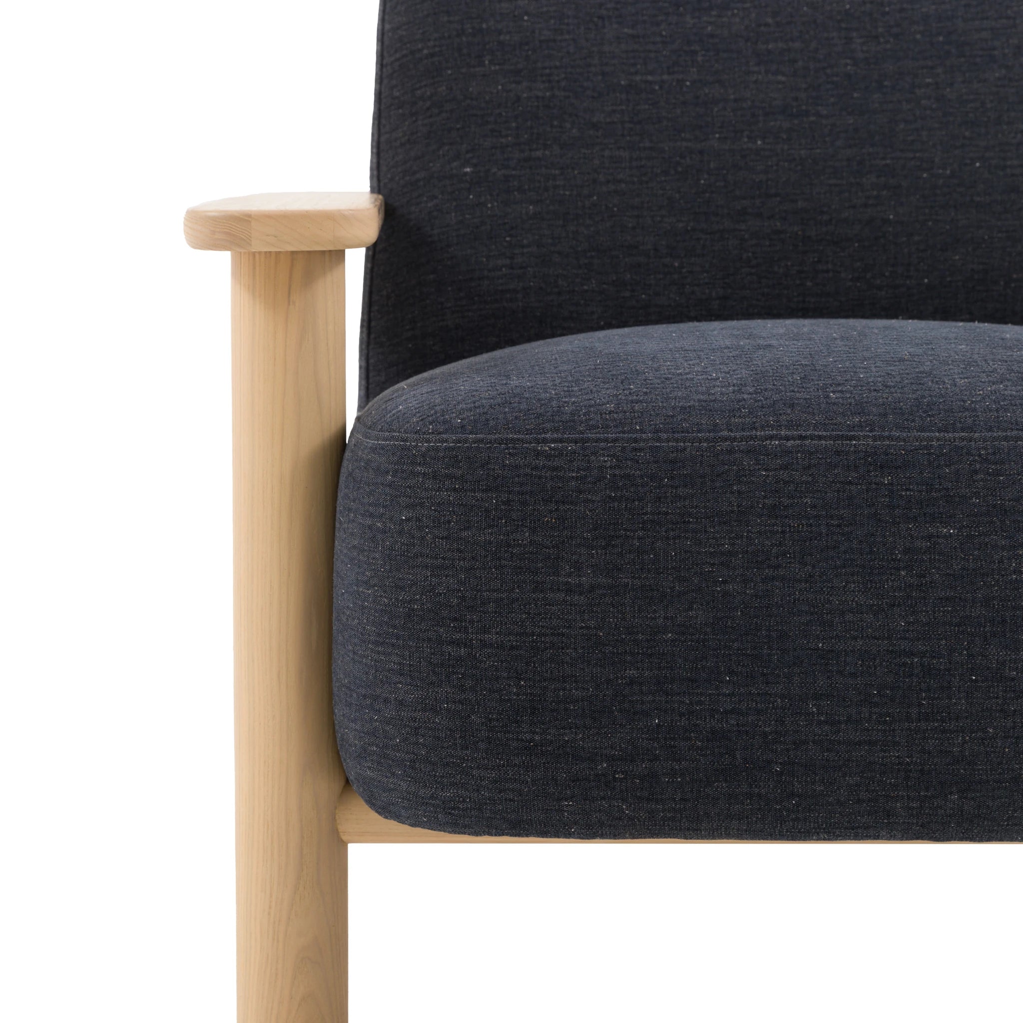 Savannah Willow Pacific Blue Woven Fabric Armchair