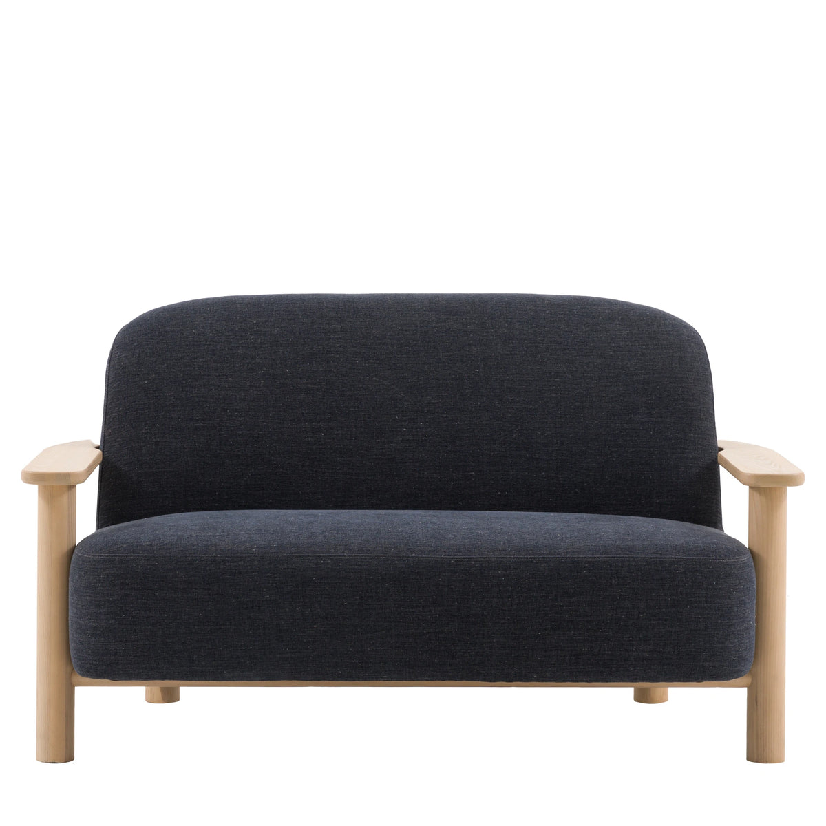 Savannah Willow Pacific Blue Woven Fabric 2 Seater Sofa