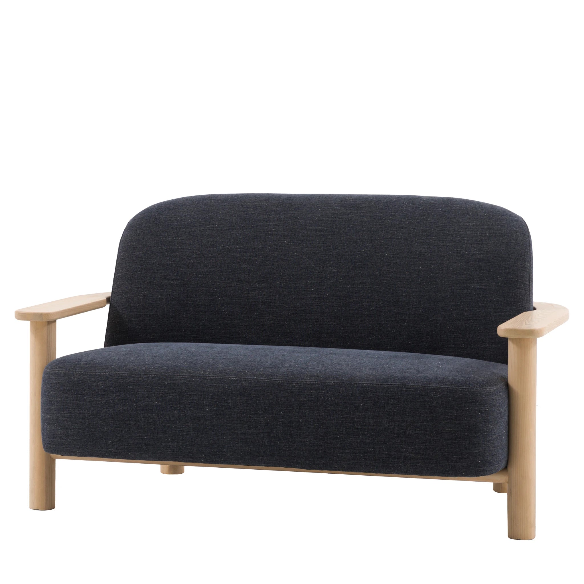 Savannah Willow Pacific Blue Woven Fabric 2 Seater Sofa
