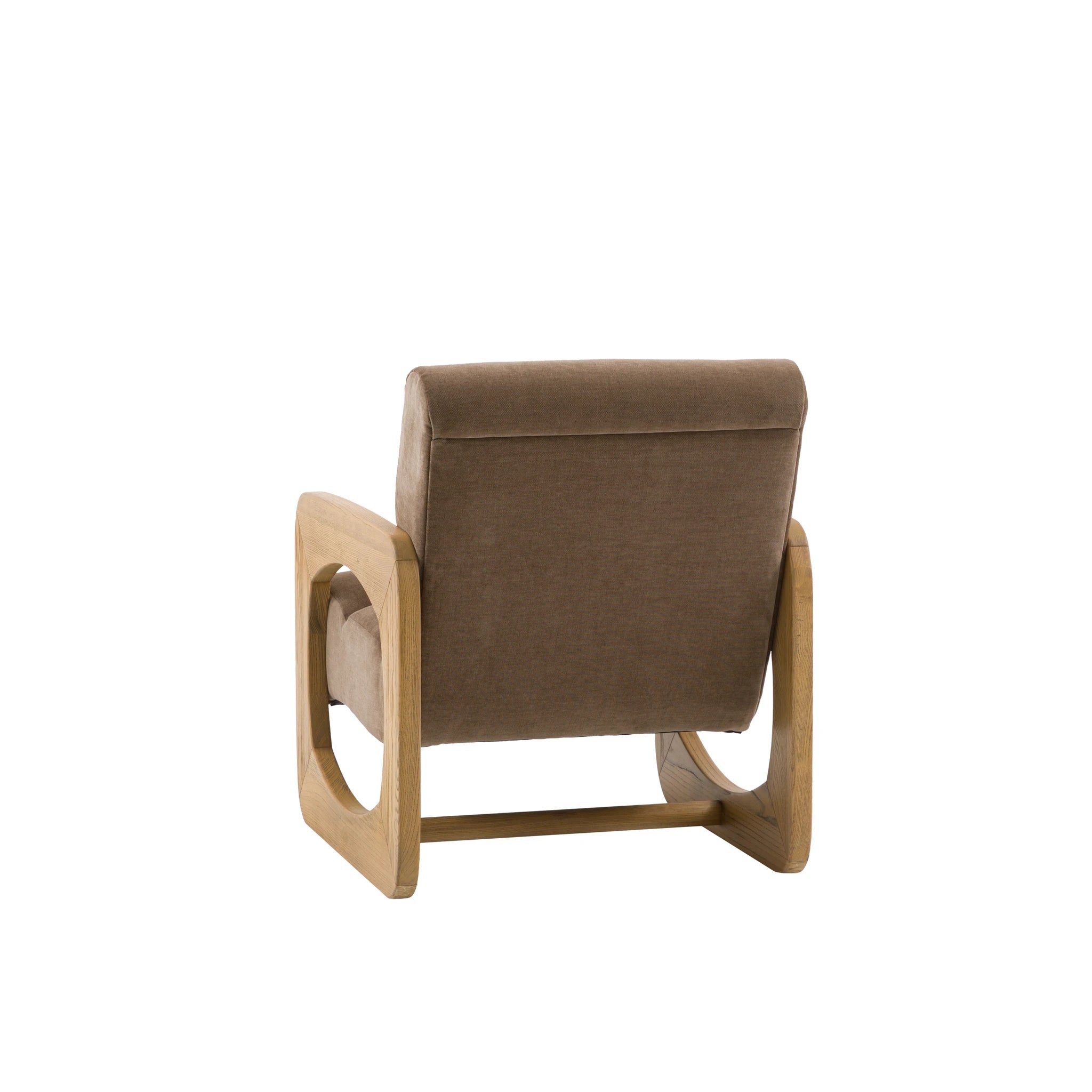 Carolina Verona Sepia Brown Woven Fabric Armchair