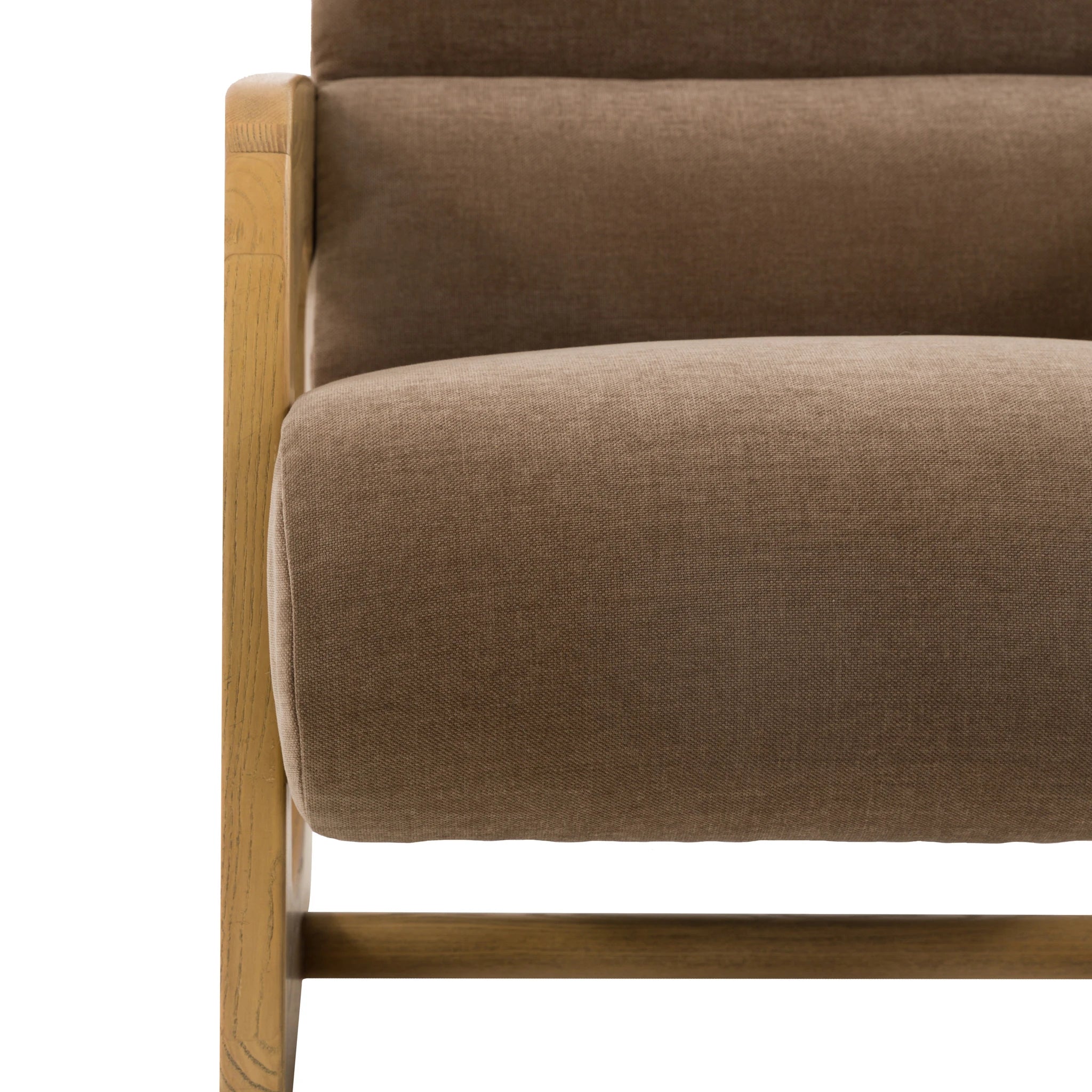 Carolina Verona Sepia Brown Woven Fabric Armchair