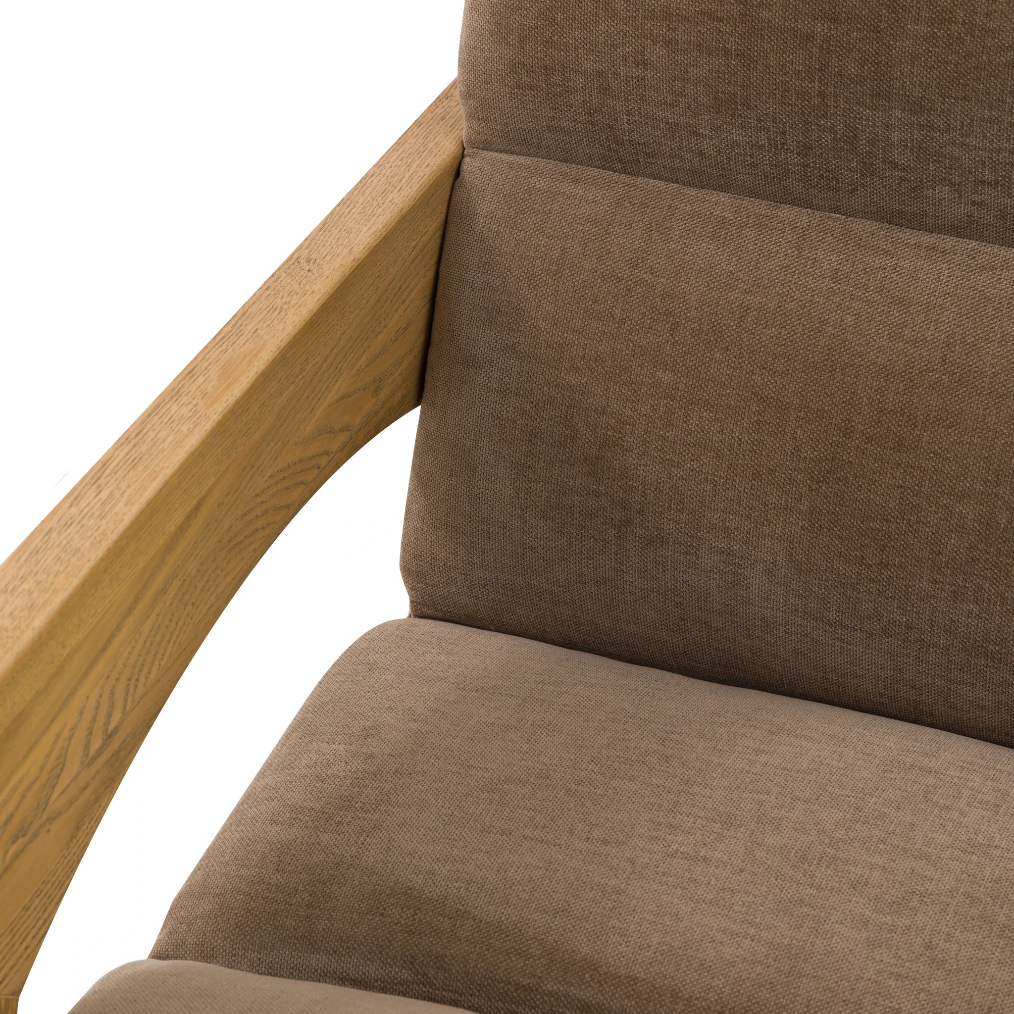 Carolina Verona Sepia Brown Woven Fabric Armchair
