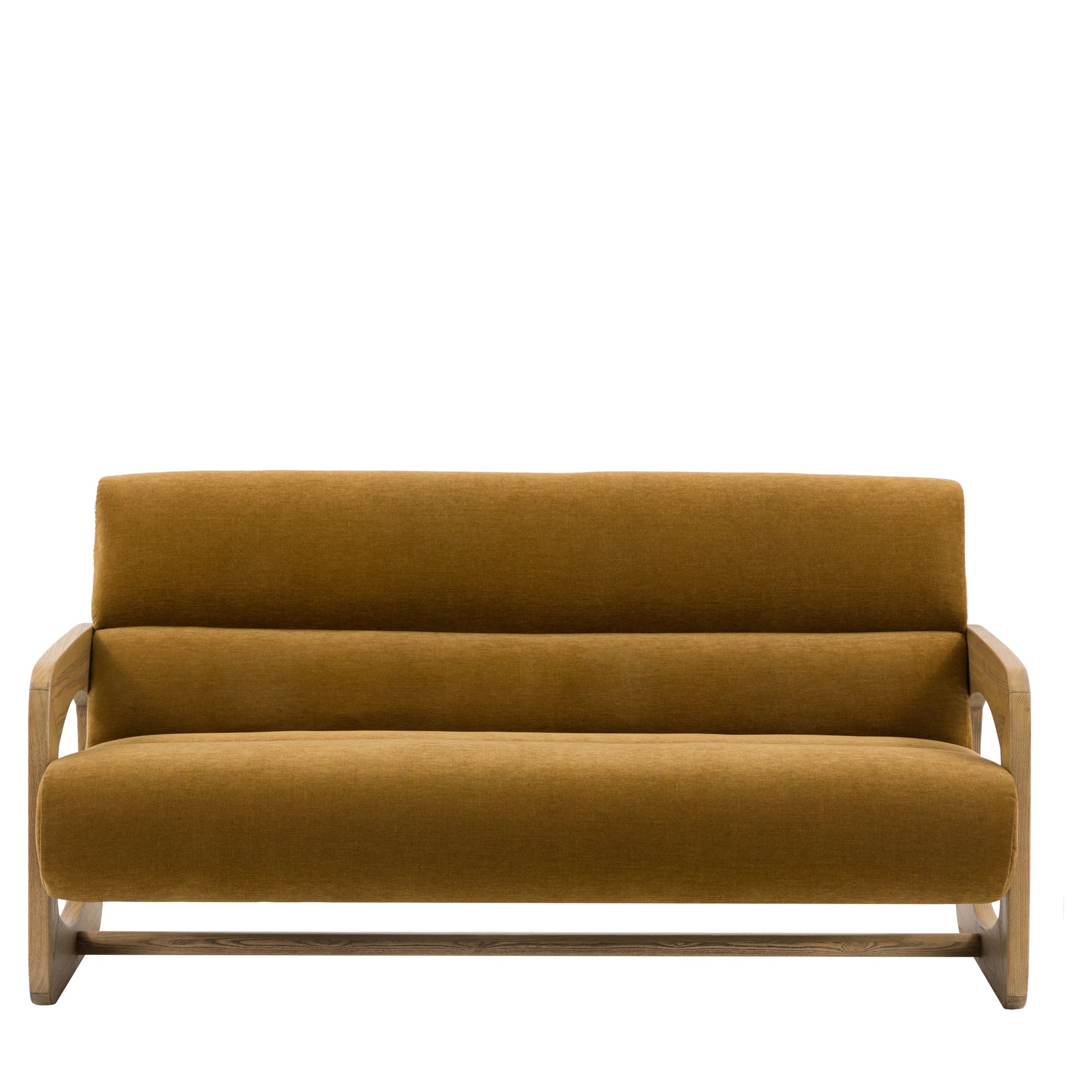 Carolina Verona Golden Woven Fabric 3 Seater Sofa