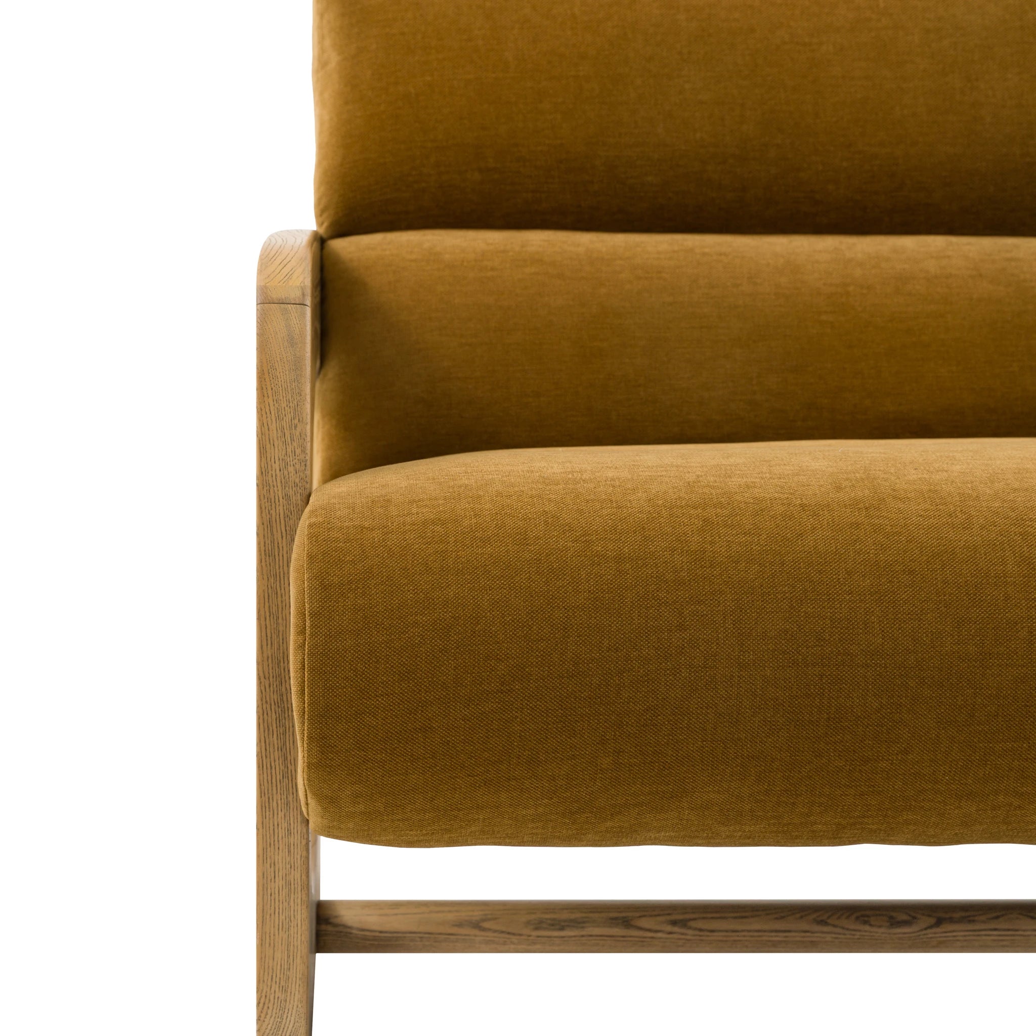 Carolina Verona Golden Woven Fabric 3 Seater Sofa
