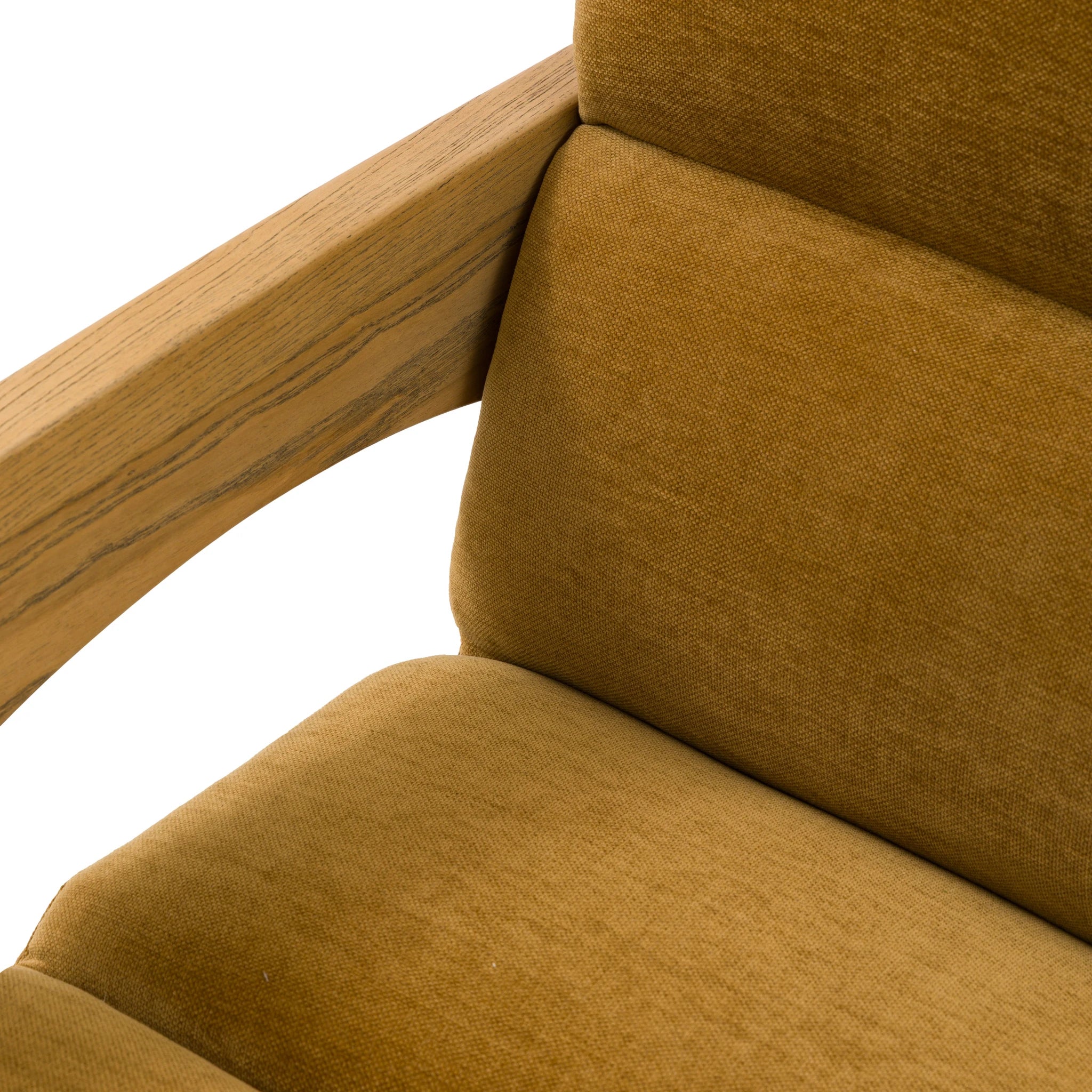 Carolina Verona Golden Woven Fabric 3 Seater Sofa