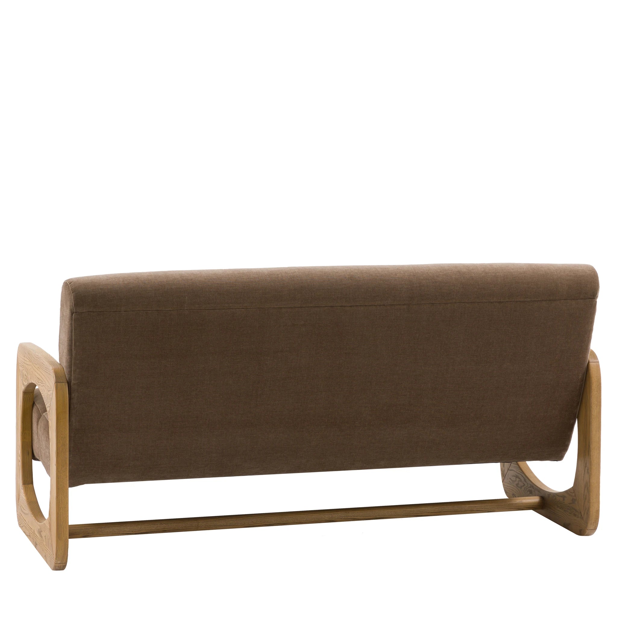 Carolina Verona Sepia Brown Woven Fabric 3 Seater Sofa