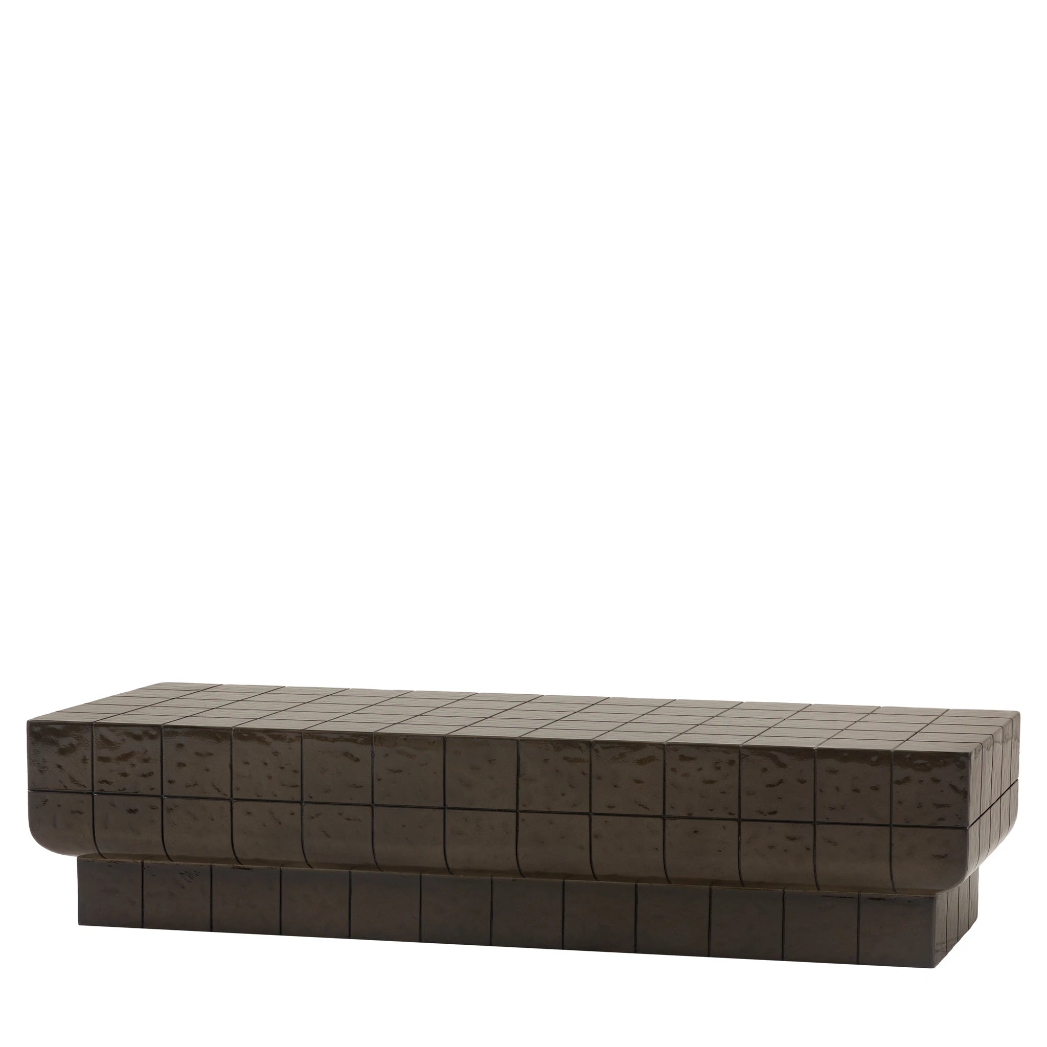 Varen Brown Concrete Coffee Table
