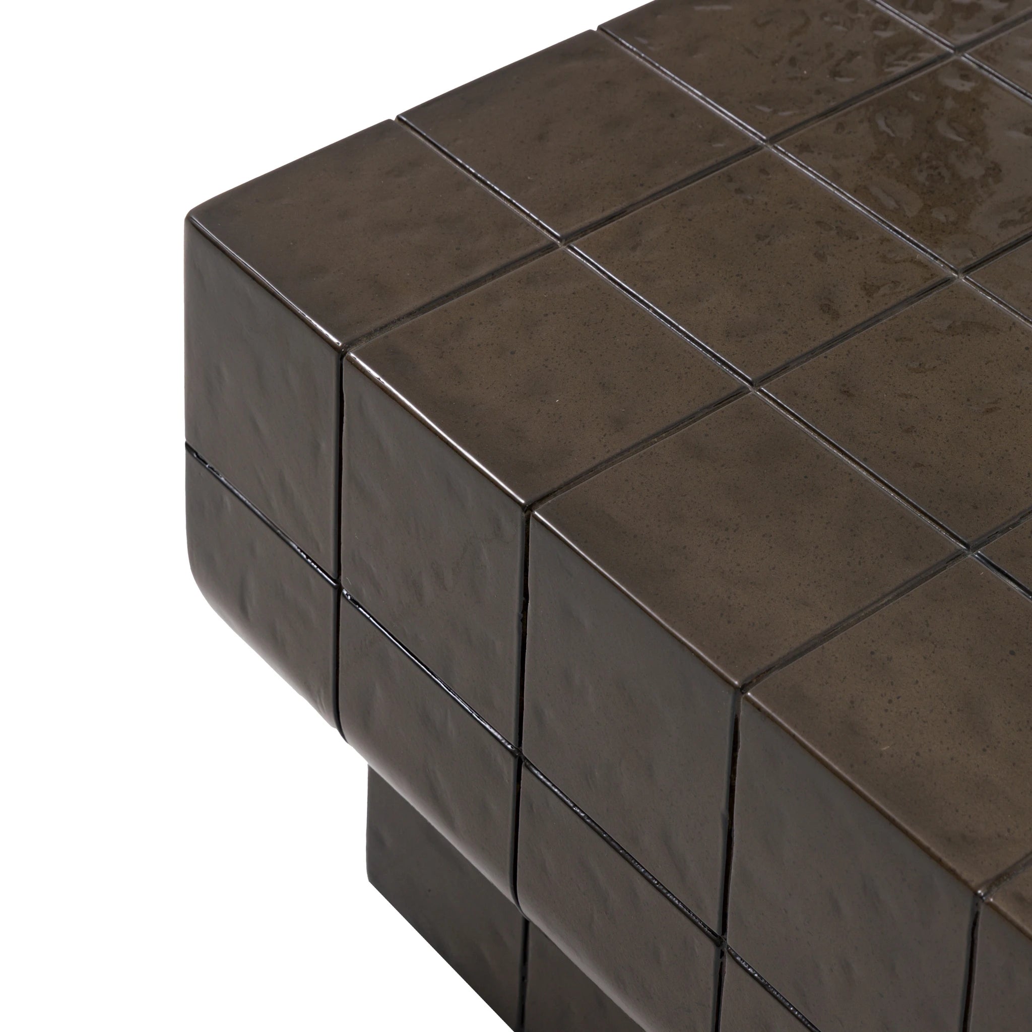 Varen Brown Concrete Coffee Table
