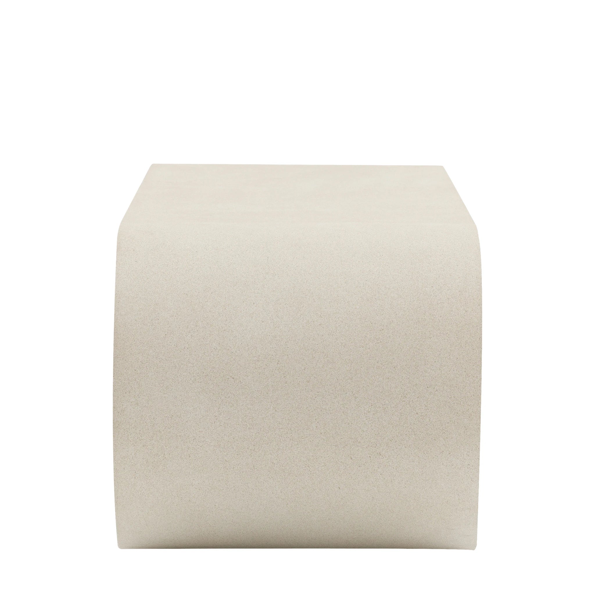 Orvello White Concrete Coffee Table