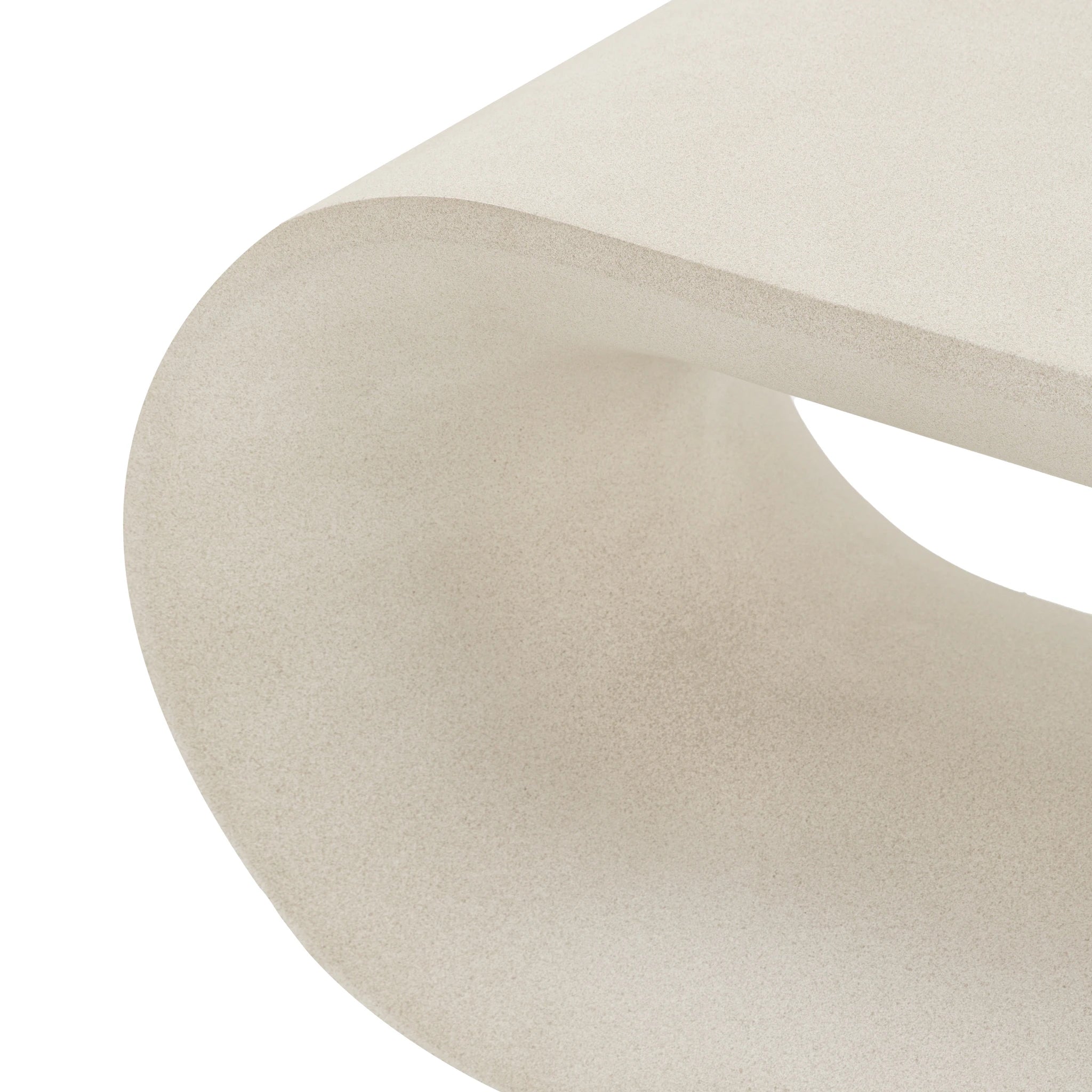 Orvello White Concrete Coffee Table