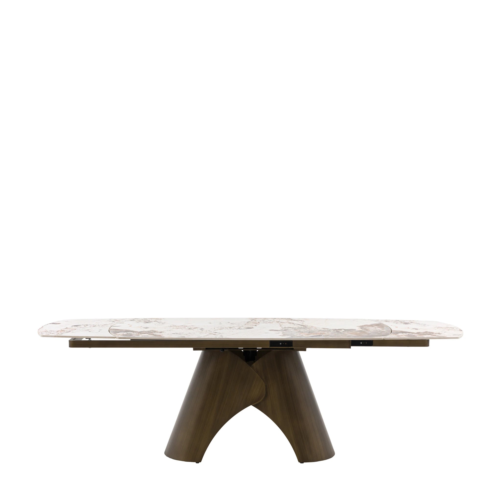 Vercelli Bronze Ceramic Extending Dining Table 160-240cm