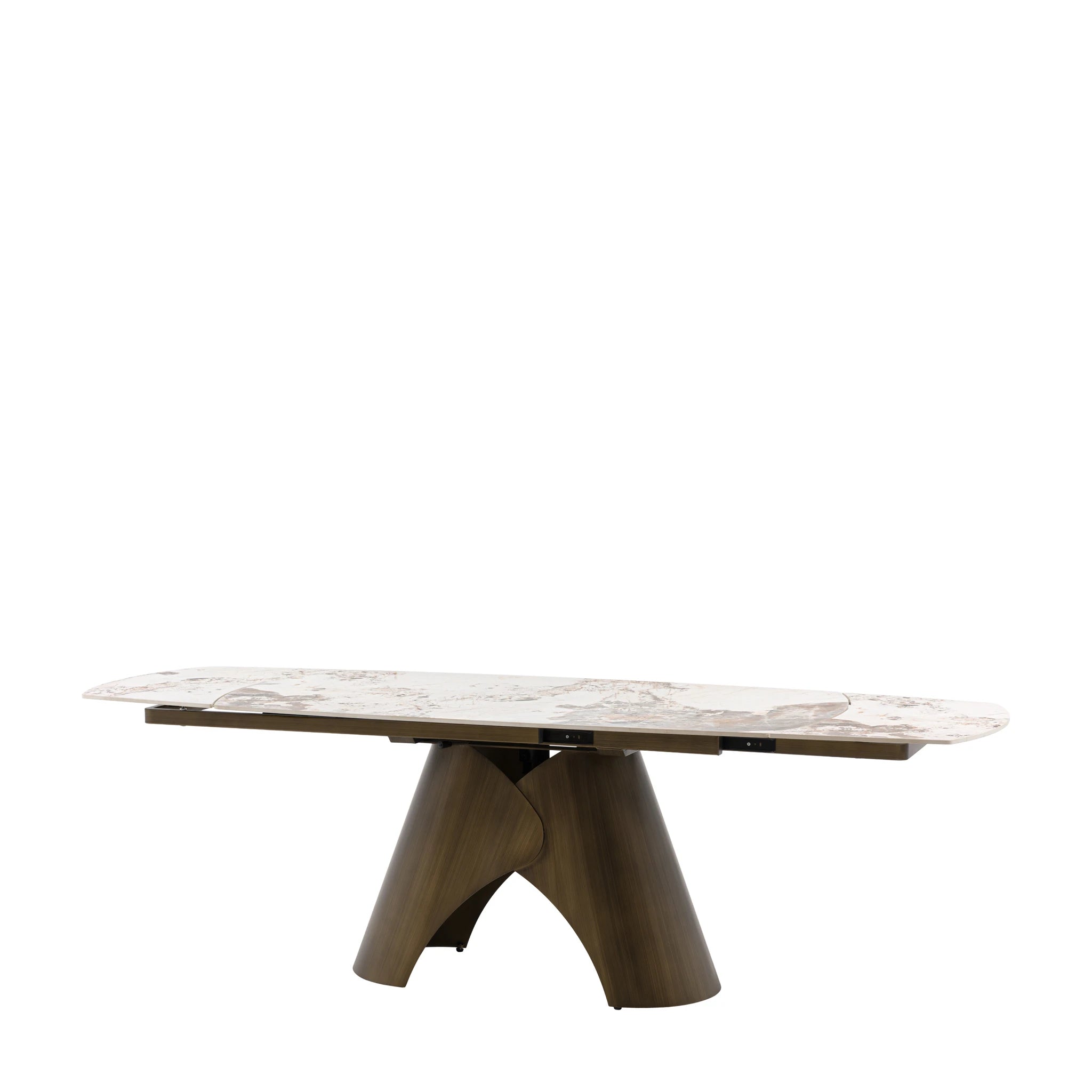 Vercelli Bronze Ceramic Extending Dining Table 160-240cm