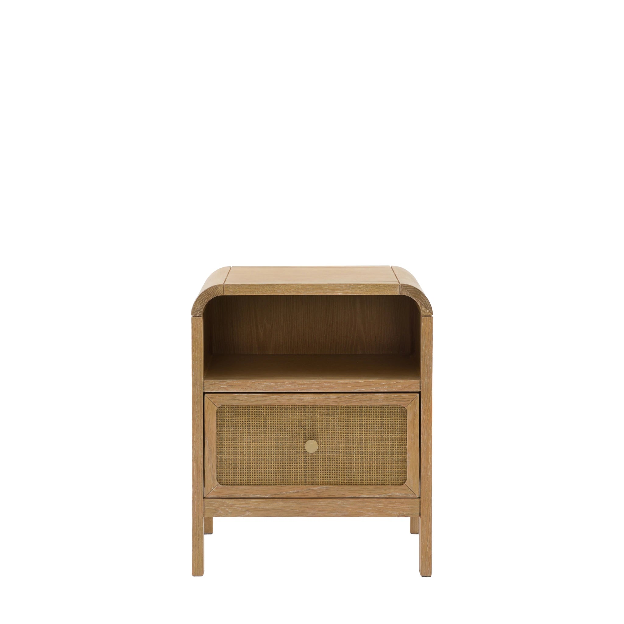 Sonoma Natural Oak Wood Bedside Table