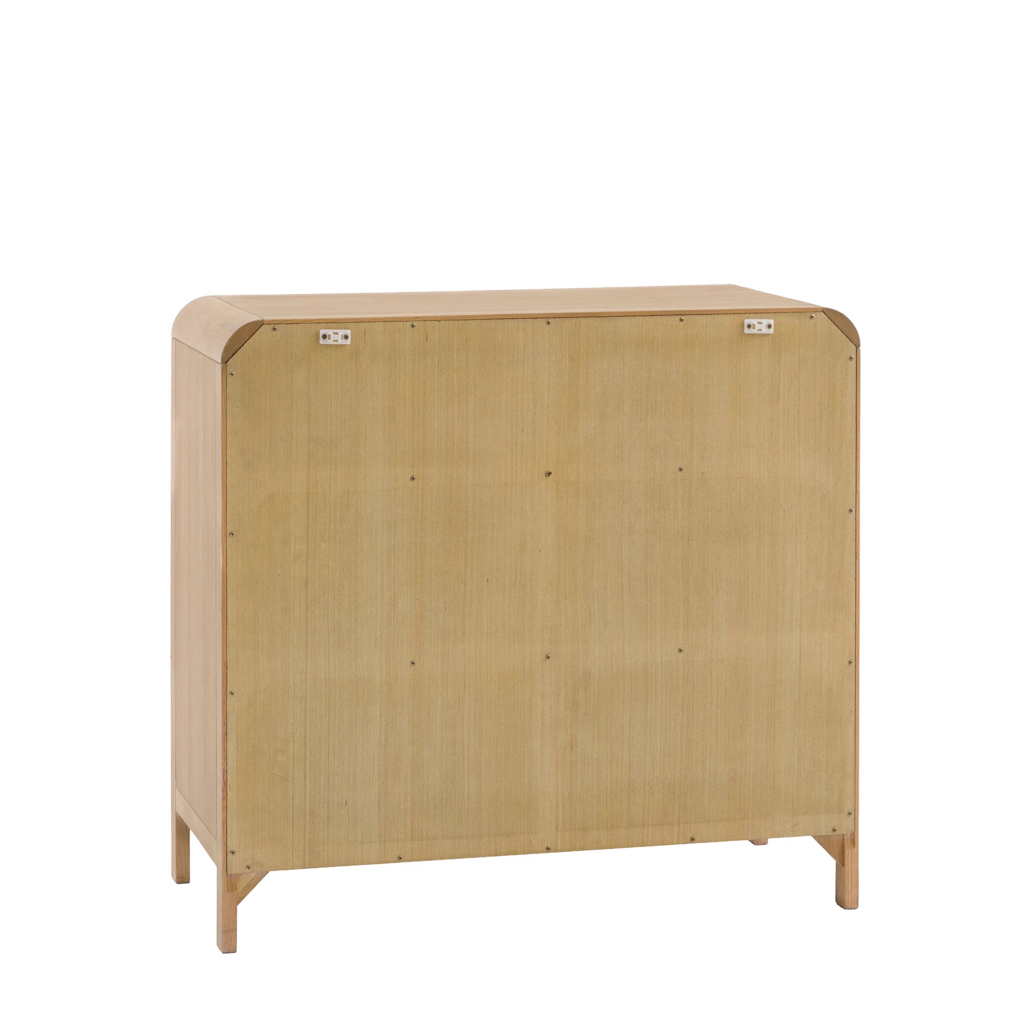 Sonoma Natural Oak Wood & Rattan Chest of Drawers