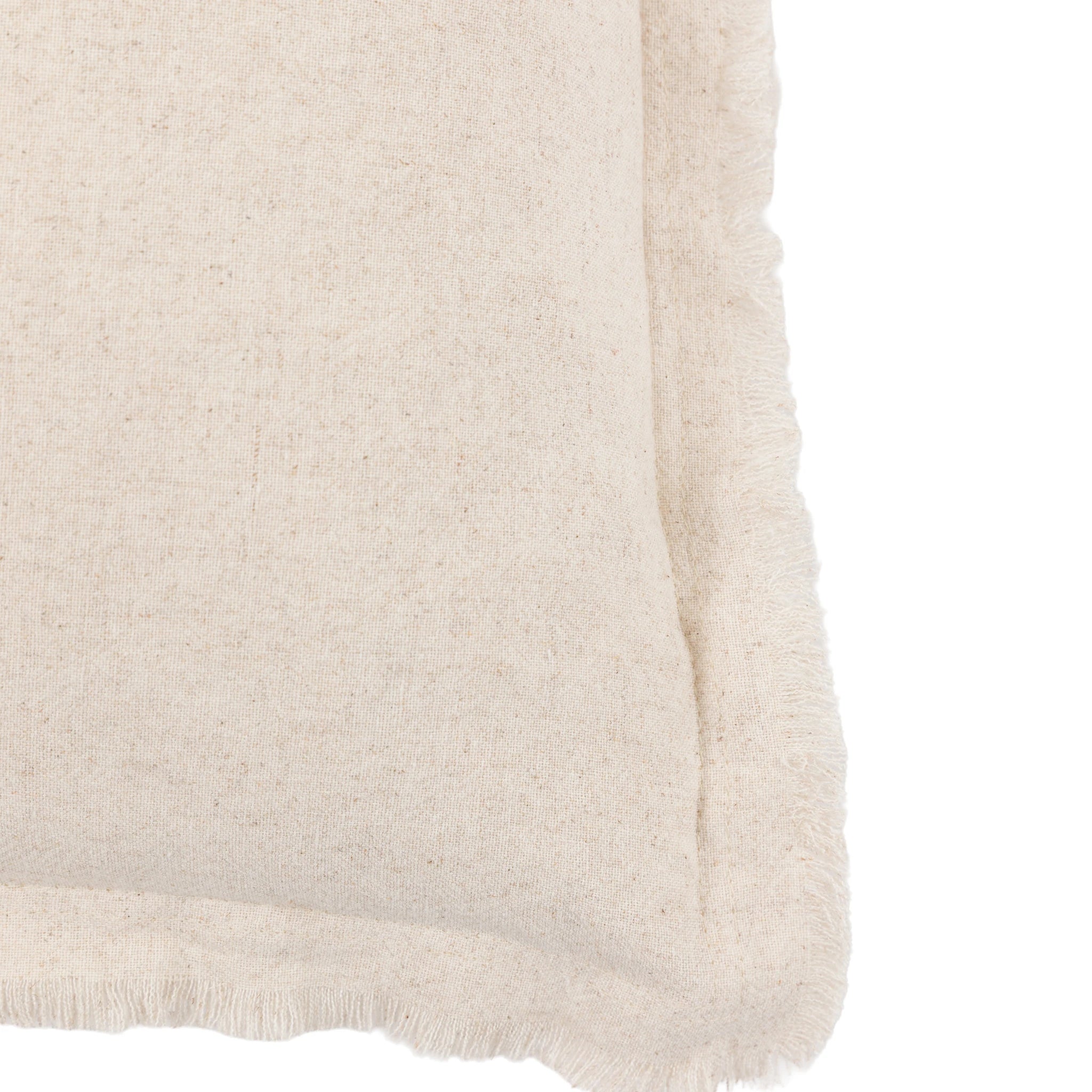 Set of 2 Linora Linen Look Cream Cushions 45x45cm