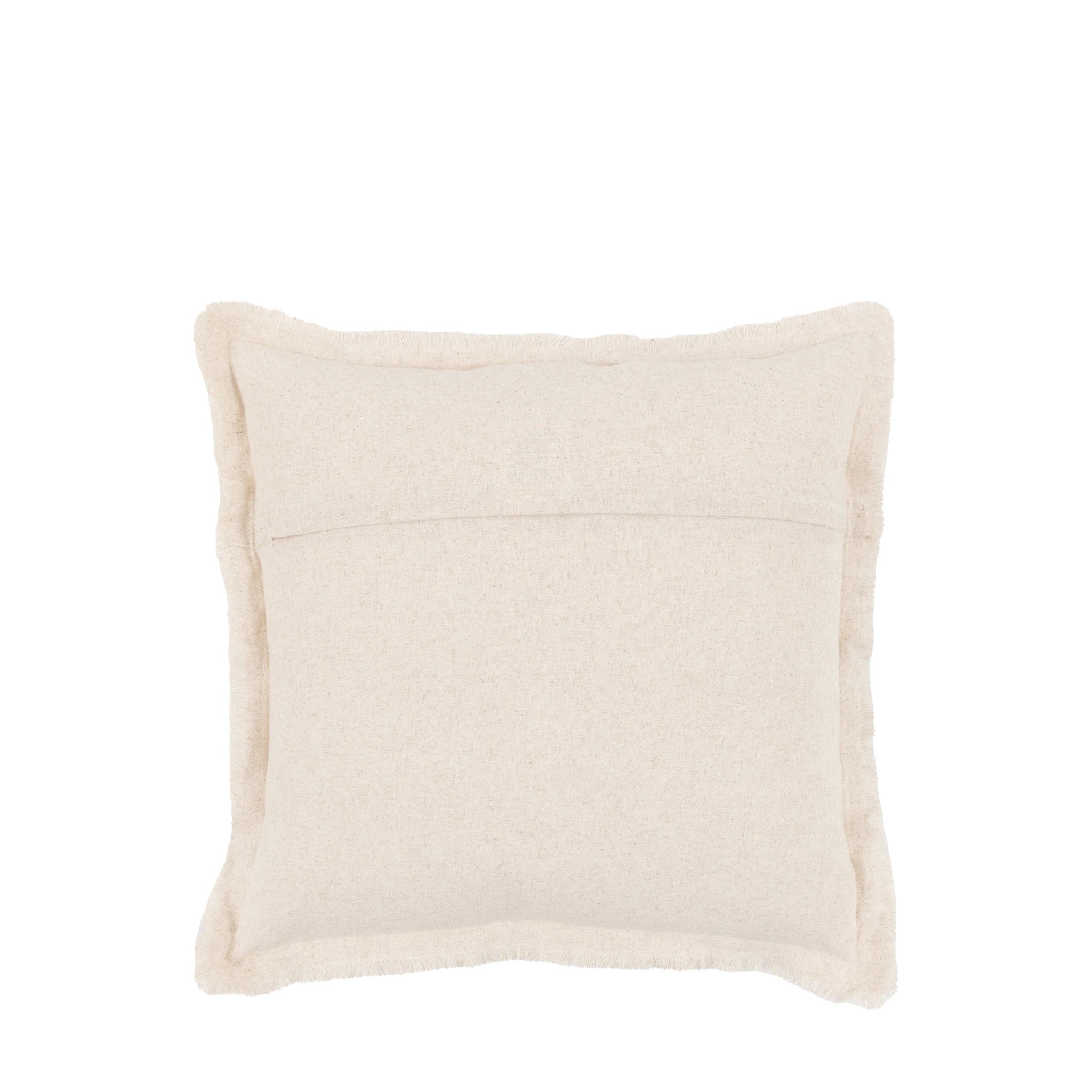 Set of 2 Linora Linen Look Cream Cushions 45x45cm