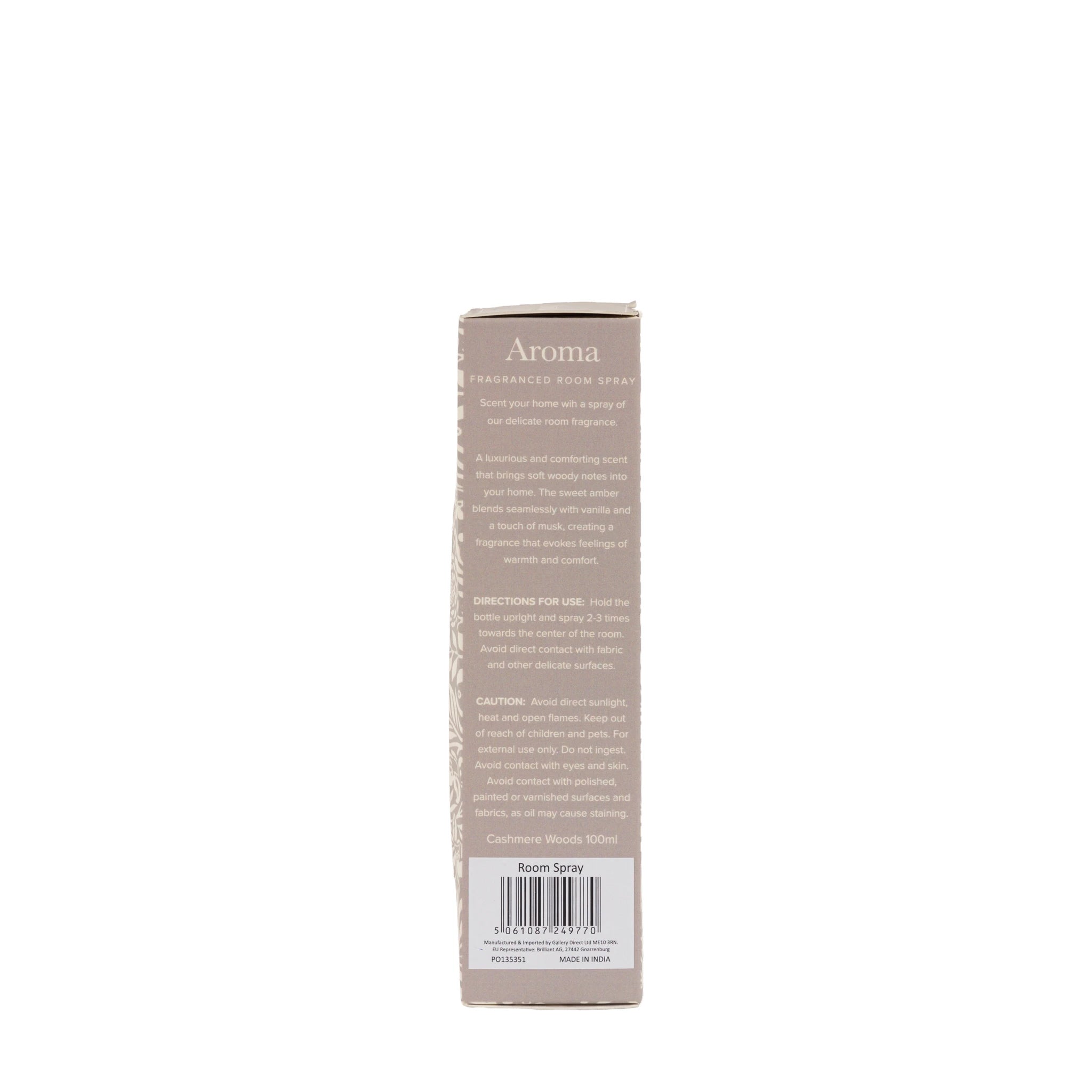 Raleigh Cashmere Woods Natural 100ml Room Spray