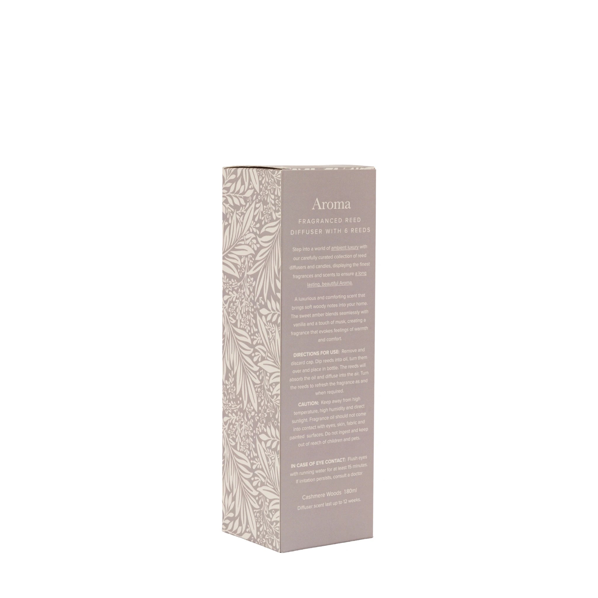 Raleigh Cashmere Woods Natural 180ml Reed Diffuser