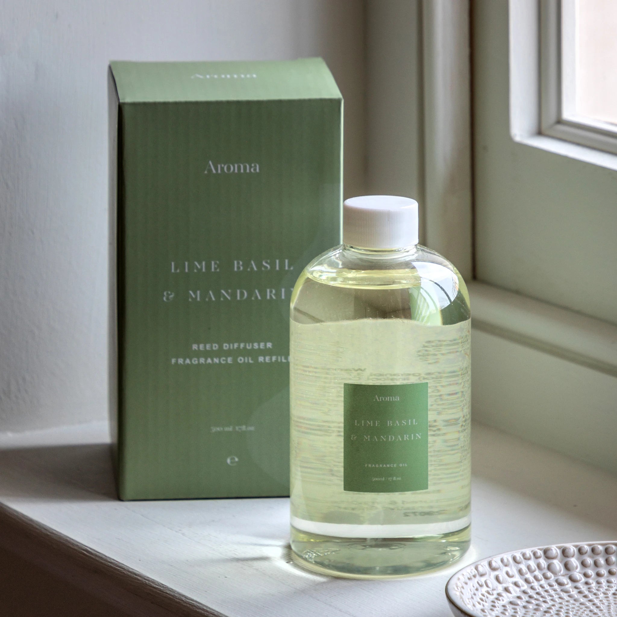 Elodie Lime Basil & Mandarin Green 500ml Diffuser Refill