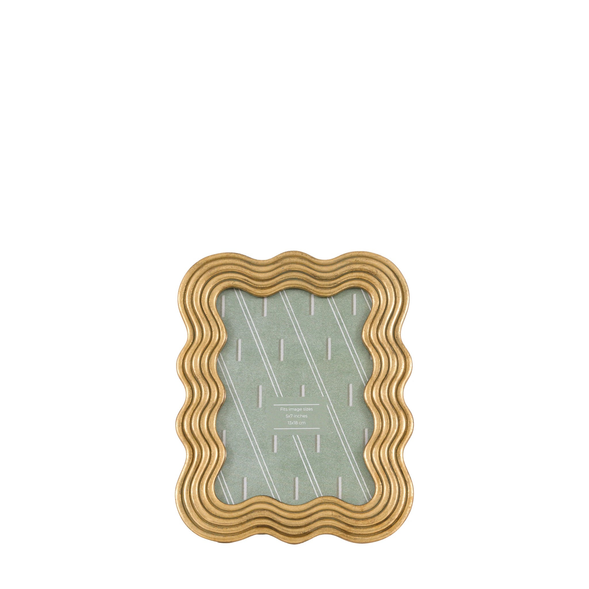 Zayla Gold Resin Photo Frame 18x13cm