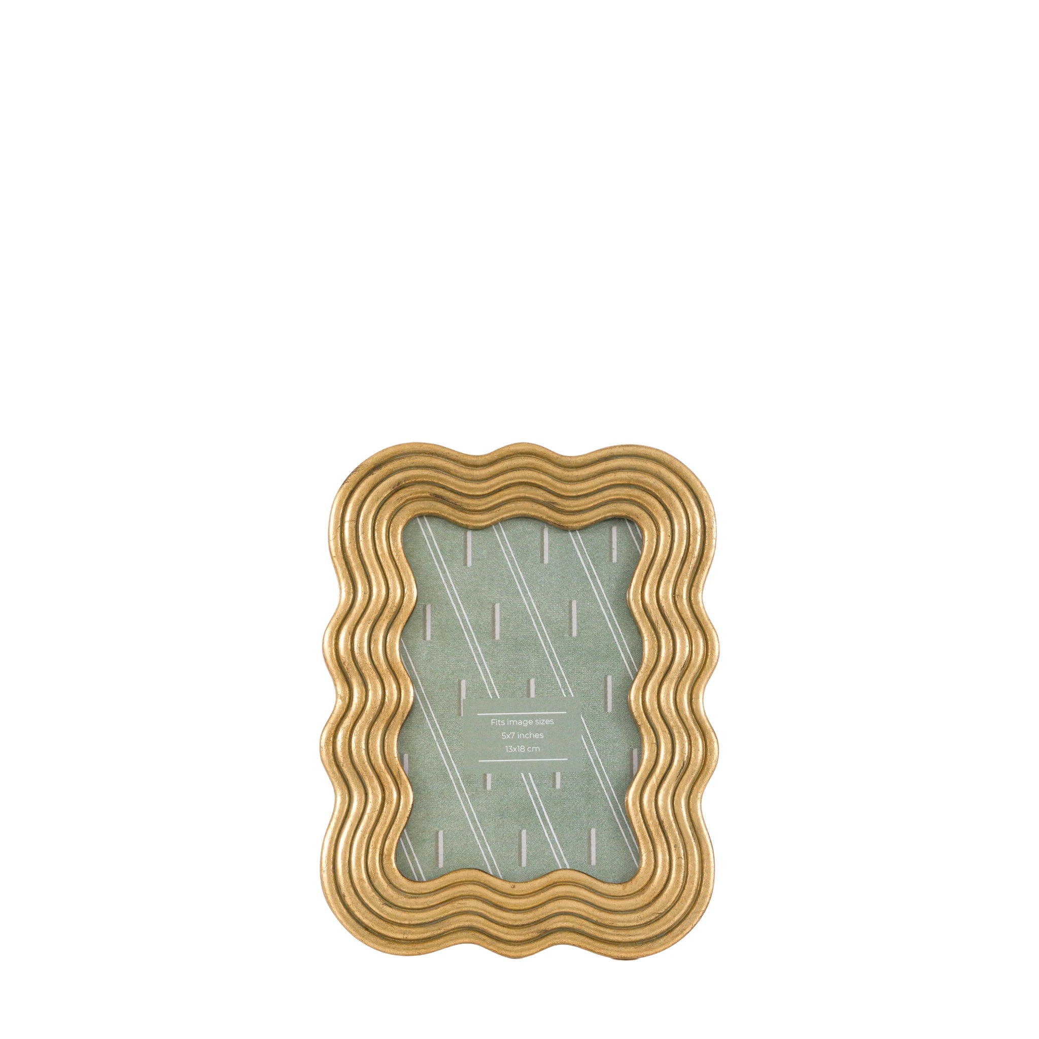 Zayla Gold Resin Photo Frame 15x10cm