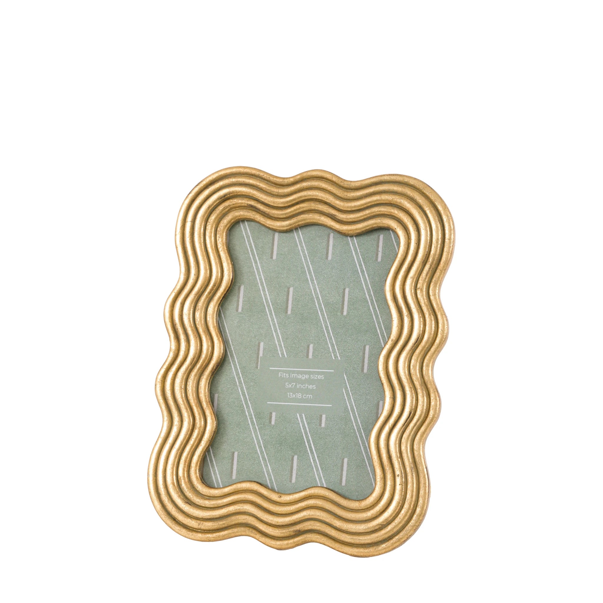 Zayla Gold Resin Photo Frame 15x10cm