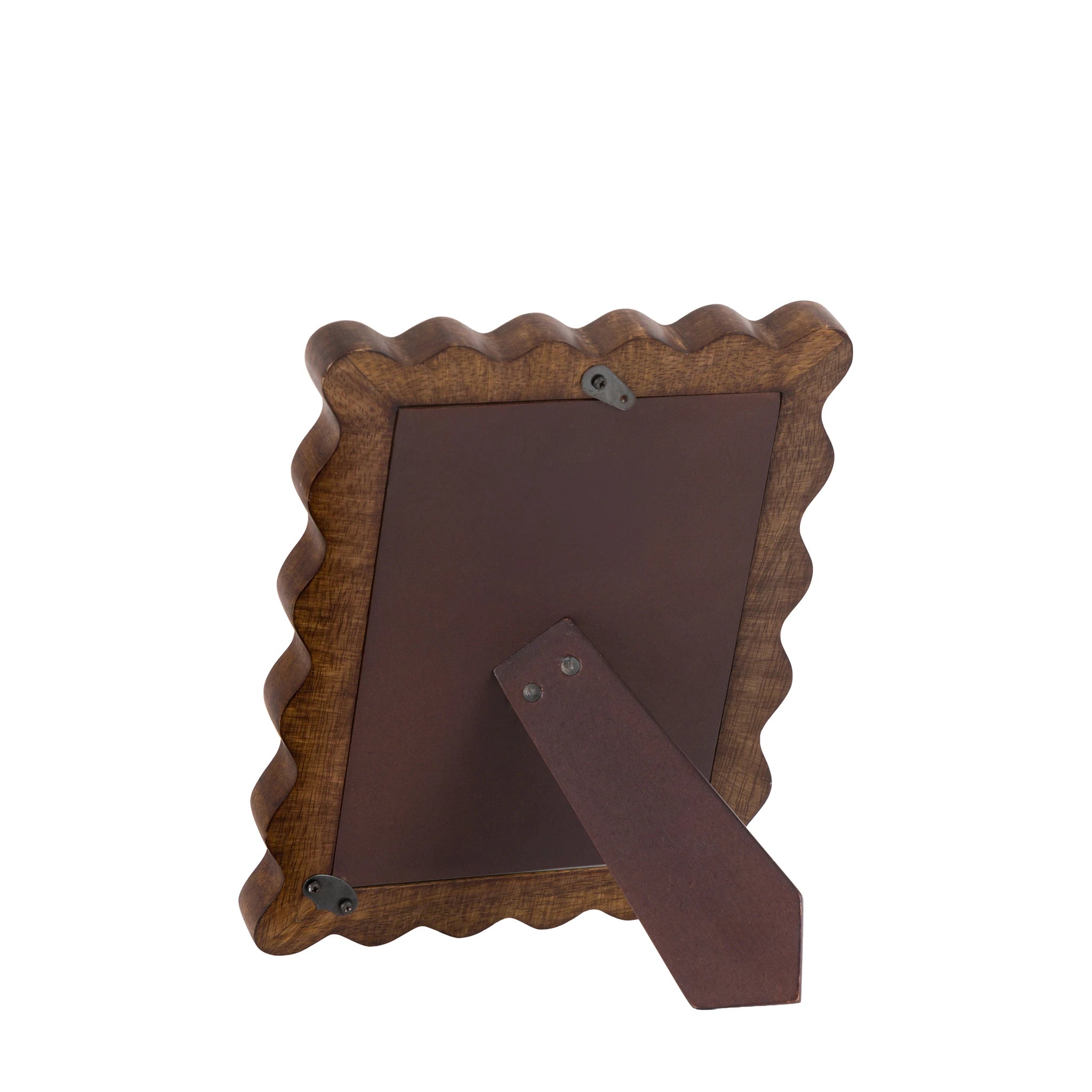 Salasco Brown Mango Wood Scallop Photo Frame 18x13cm
