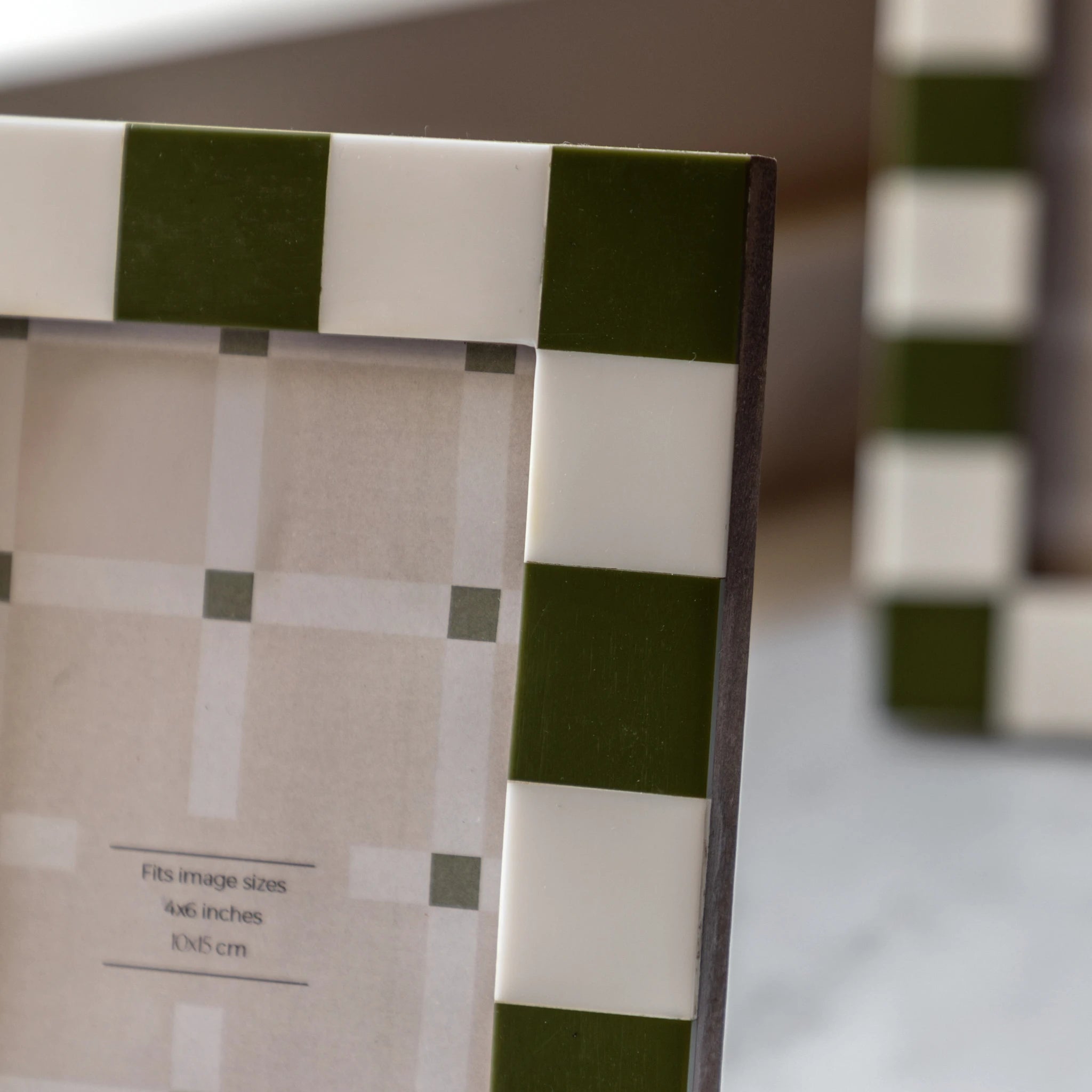 Mireo Green Resin Photo Frame 15x10cm