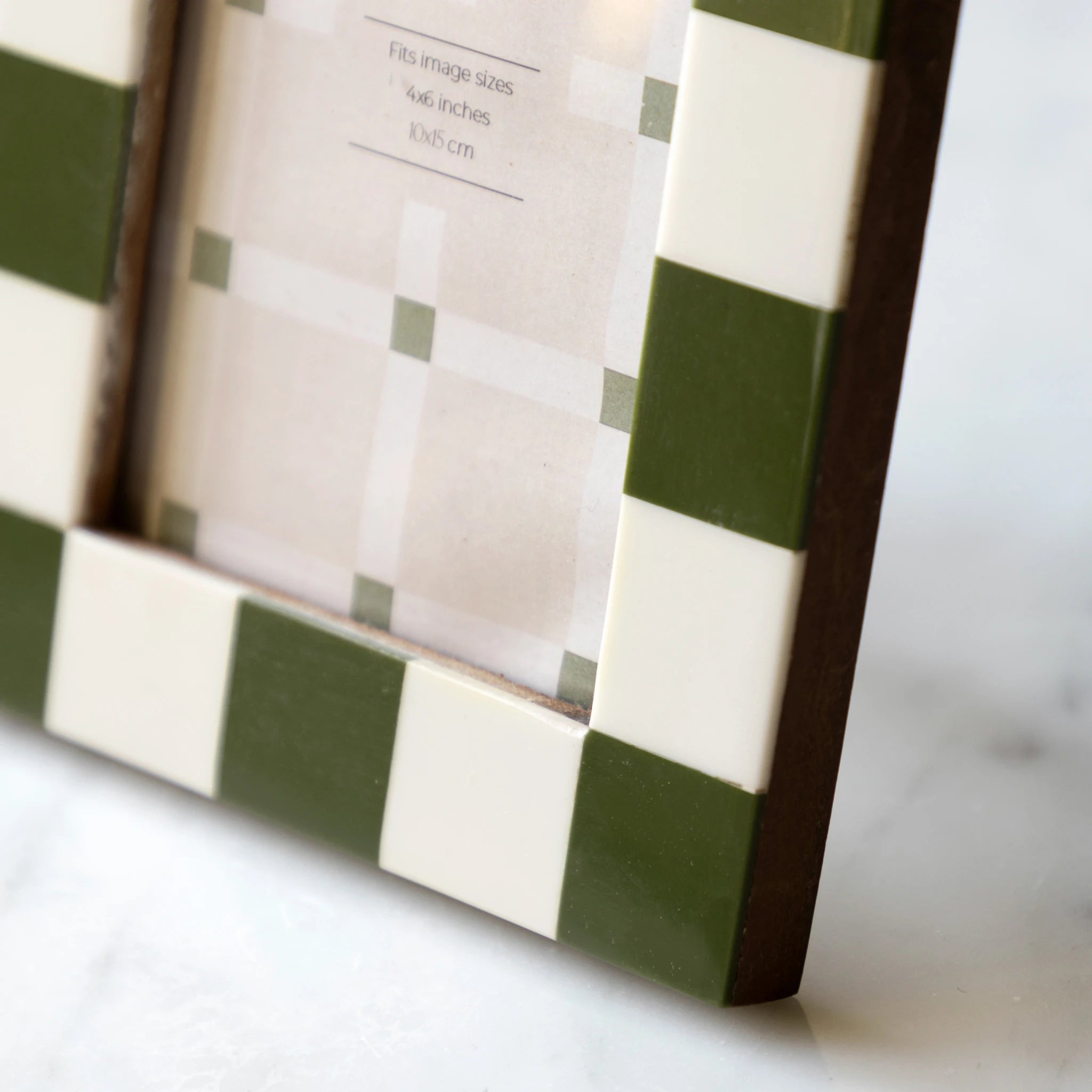 Mireo Green Resin Photo Frame 15x10cm