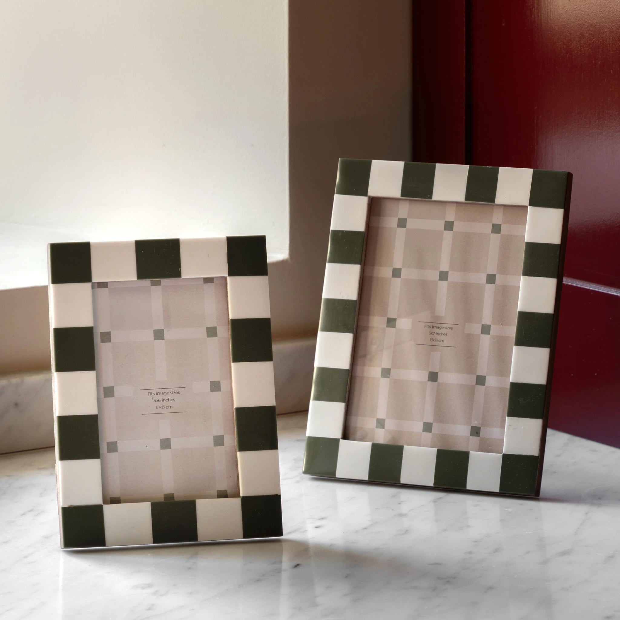 Mireo Green Resin Photo Frame 15x10cm