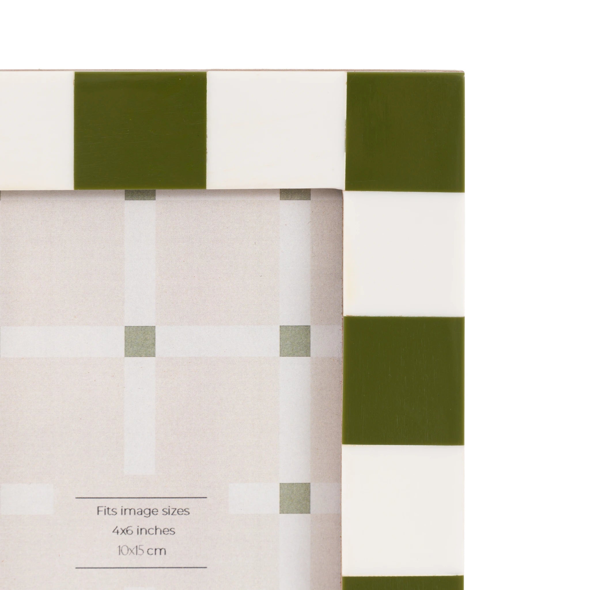 Mireo Green Resin Photo Frame 15x10cm