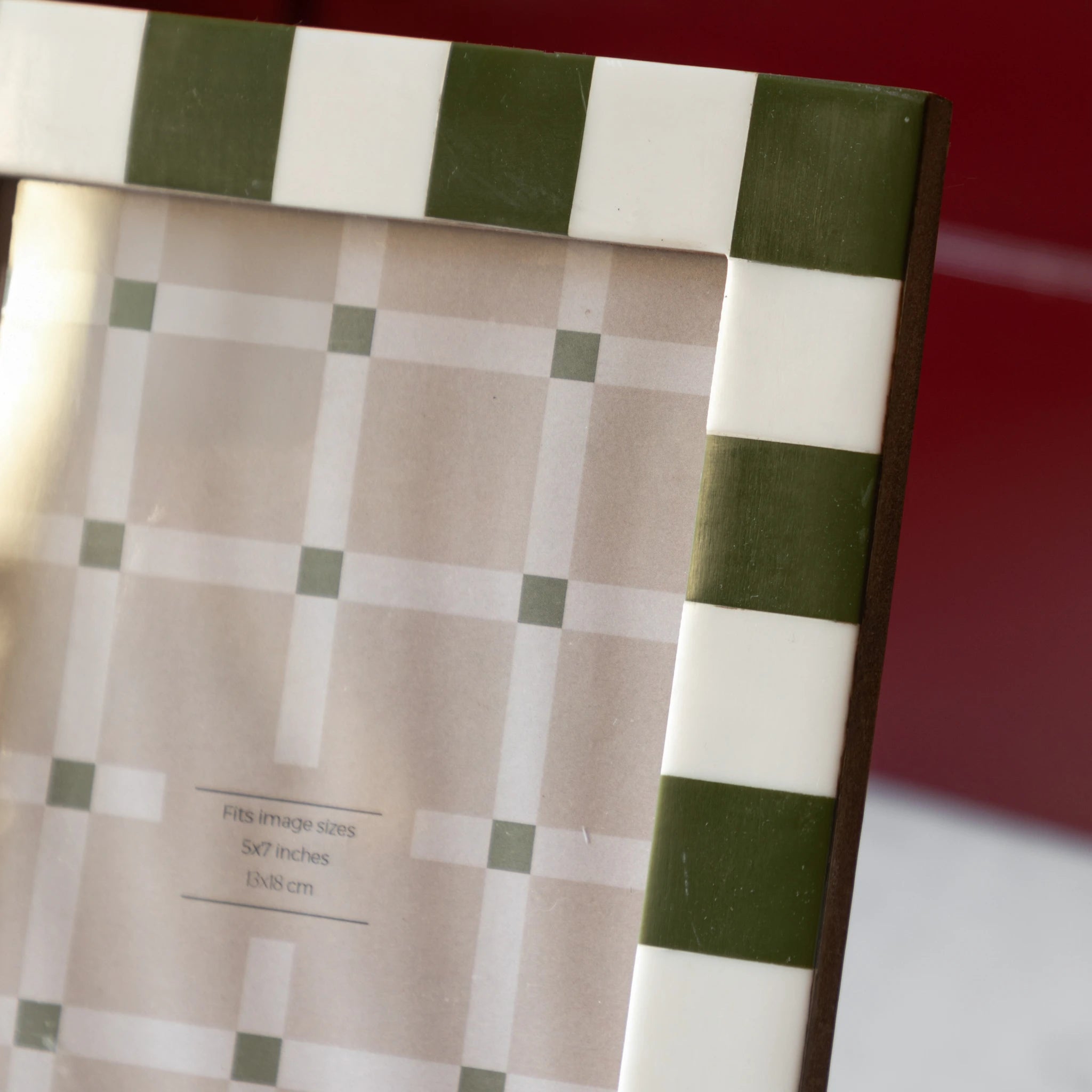 Mireo Green Resin Photo Frame 18x13cm