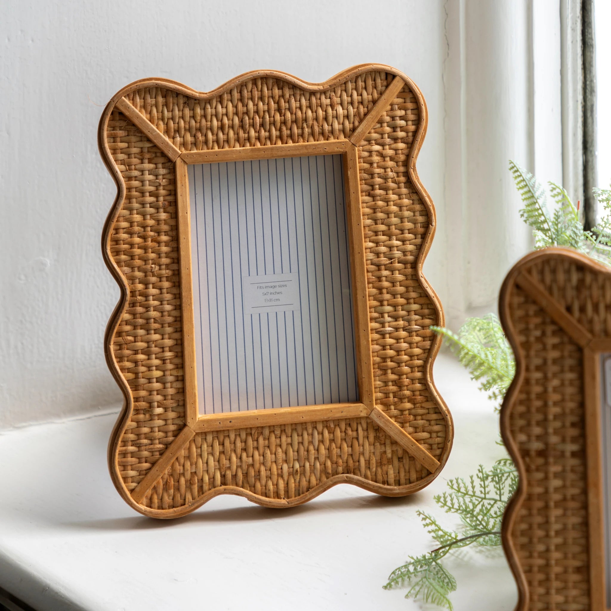 Orsino Natural Rattan Photo Frame 18x13cm