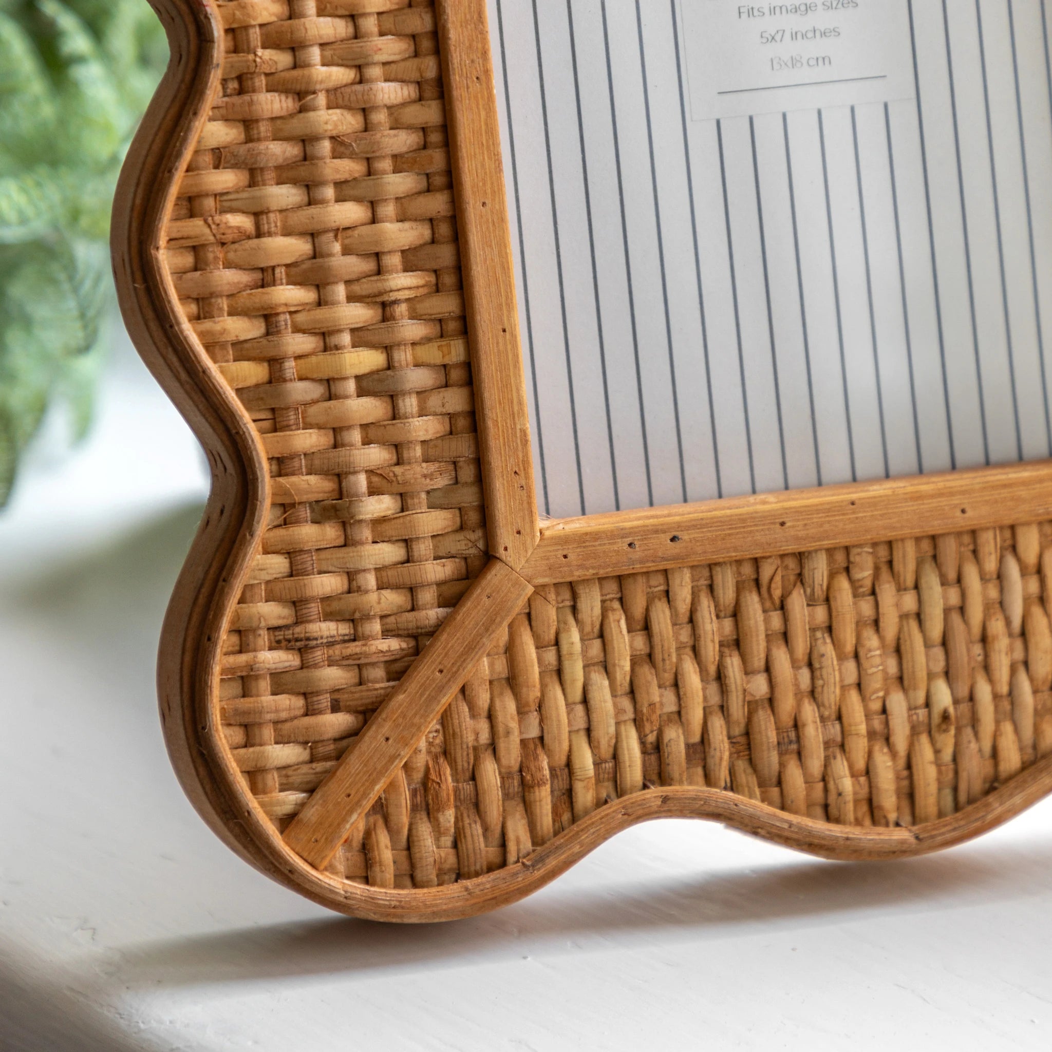 Orsino Natural Rattan Photo Frame 18x13cm