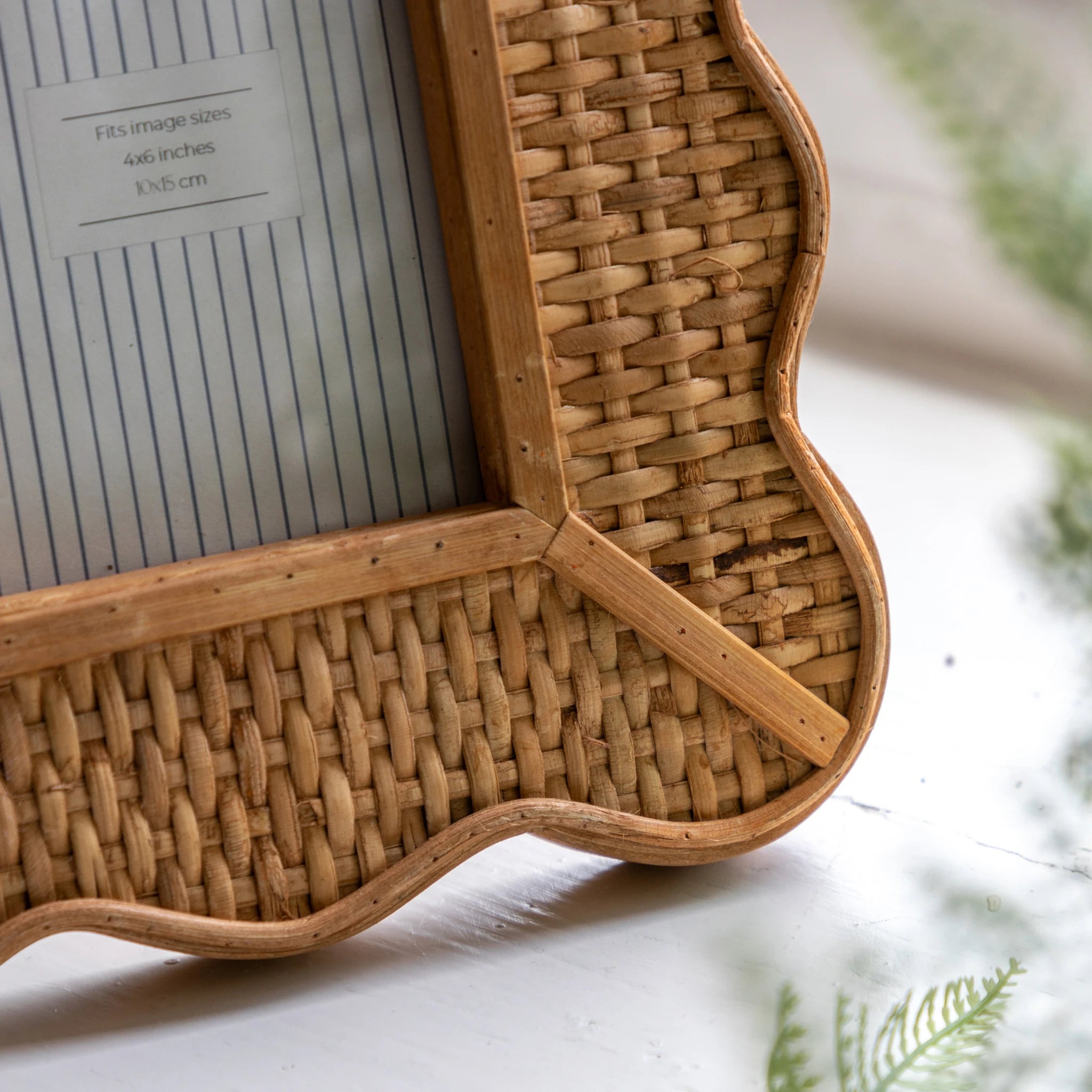 Orsino Natural Rattan Photo Frame 15x10cm