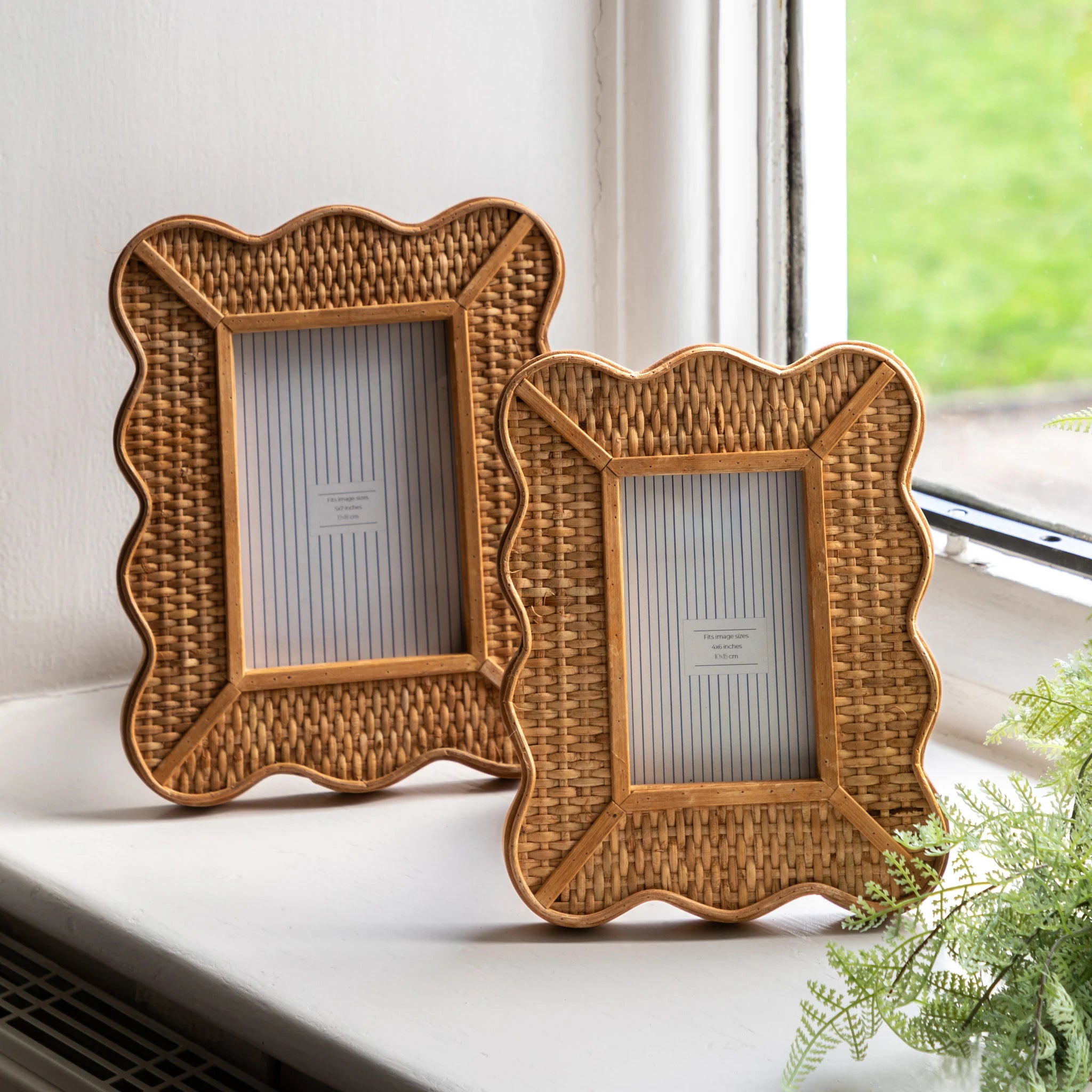 Orsino Natural Rattan Photo Frame 15x10cm