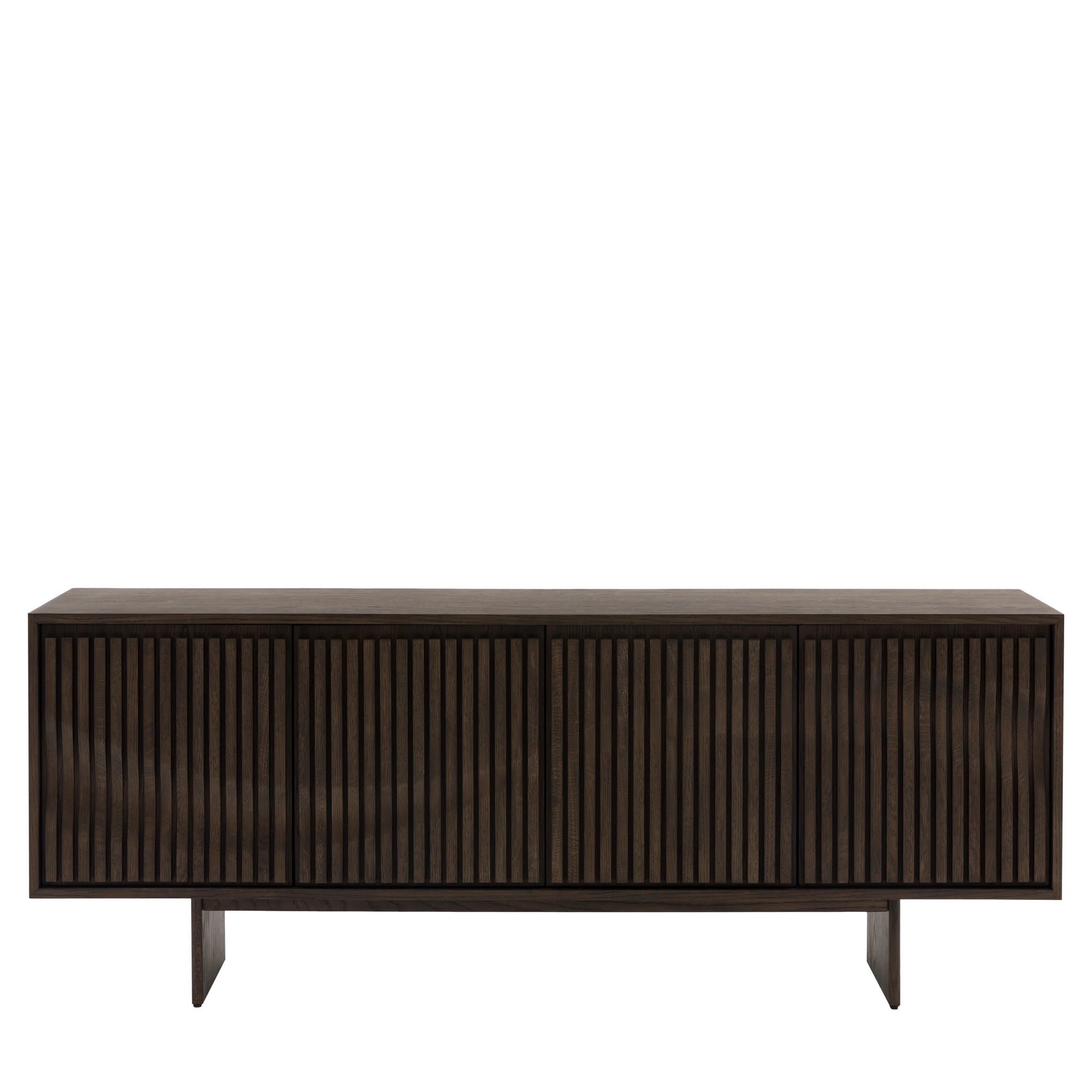 Sullivan Walnut Brown Oak Wood Sideboard