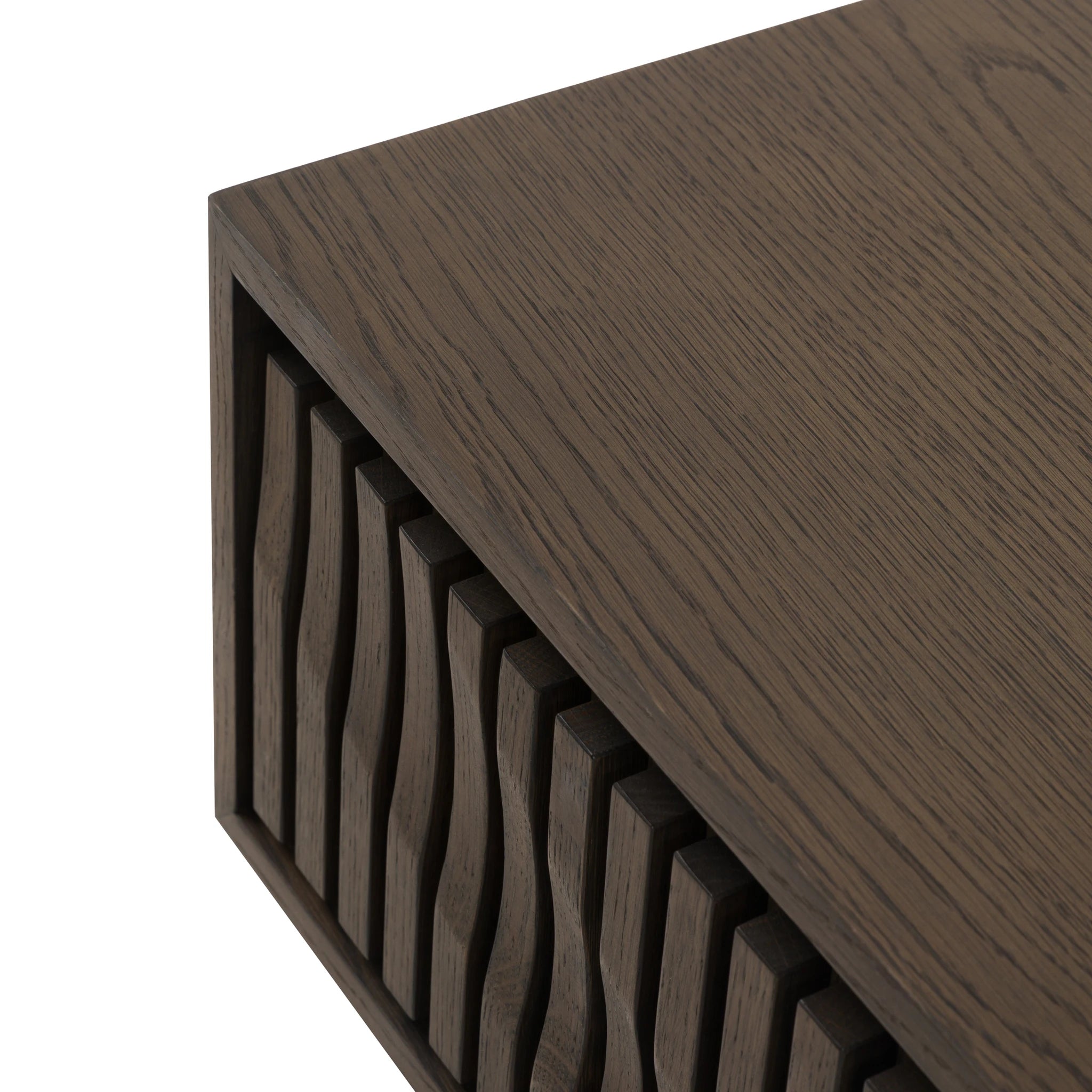 Sullivan Walnut Brown Oak Wood Coffee Table