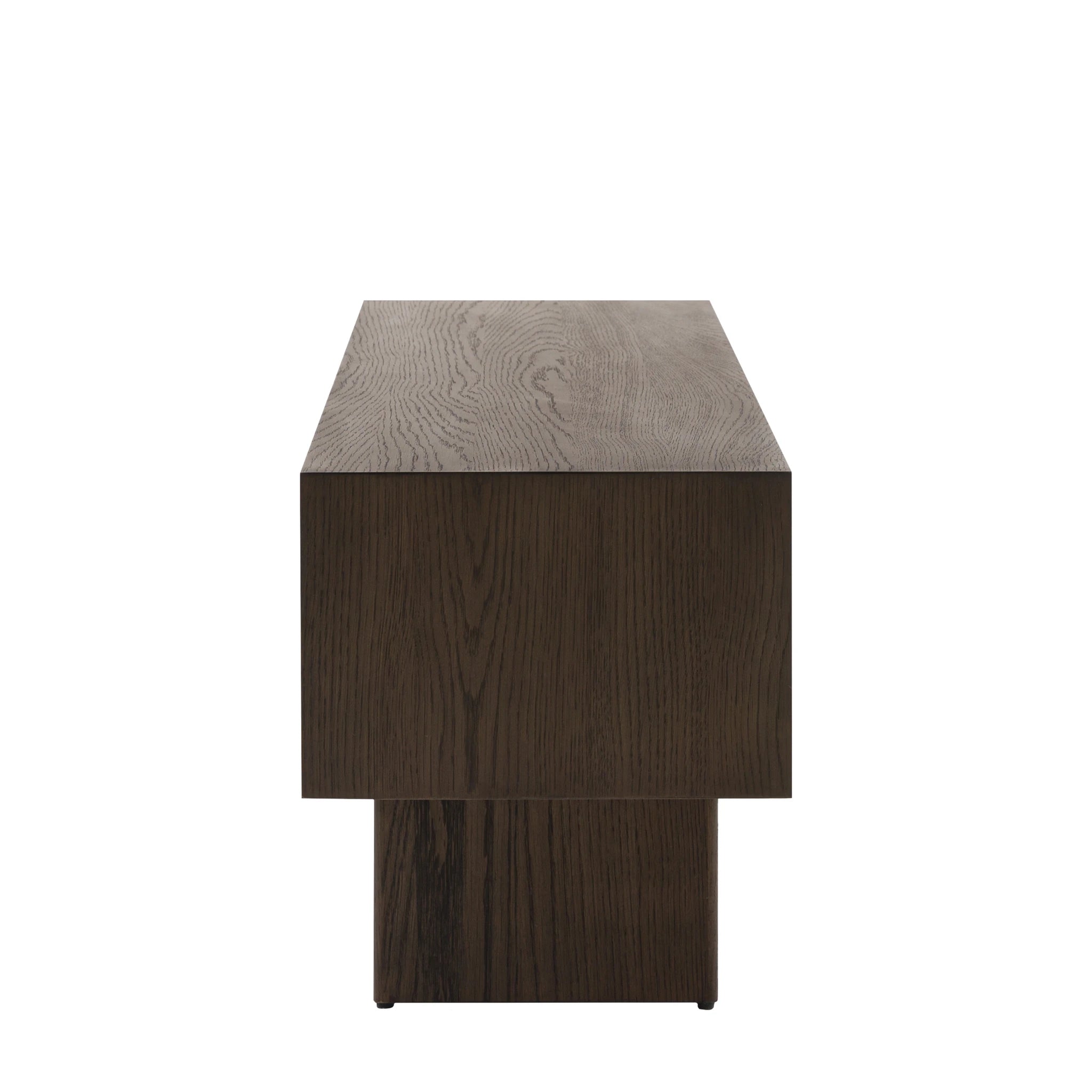 Sullivan Walnut Brown Oak Wood TV Unit