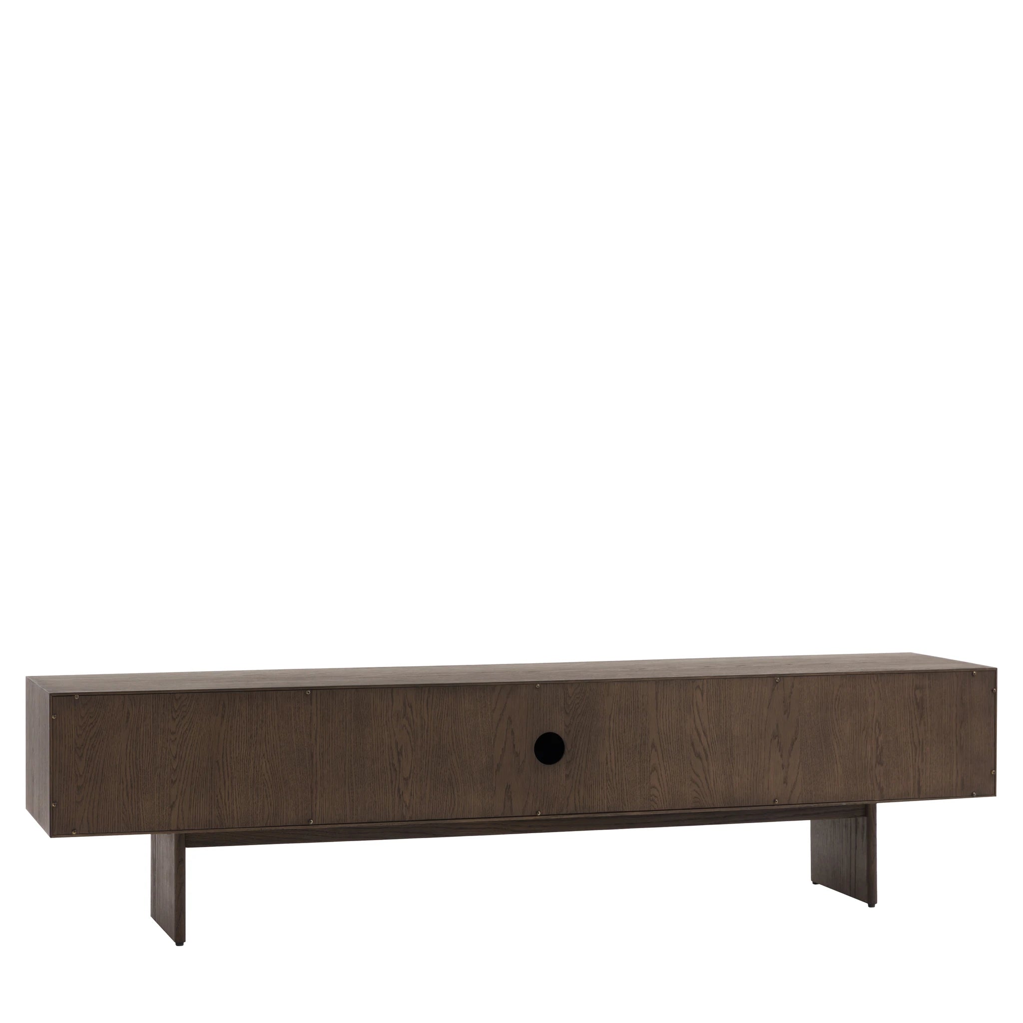 Sullivan Walnut Brown Oak Wood TV Unit