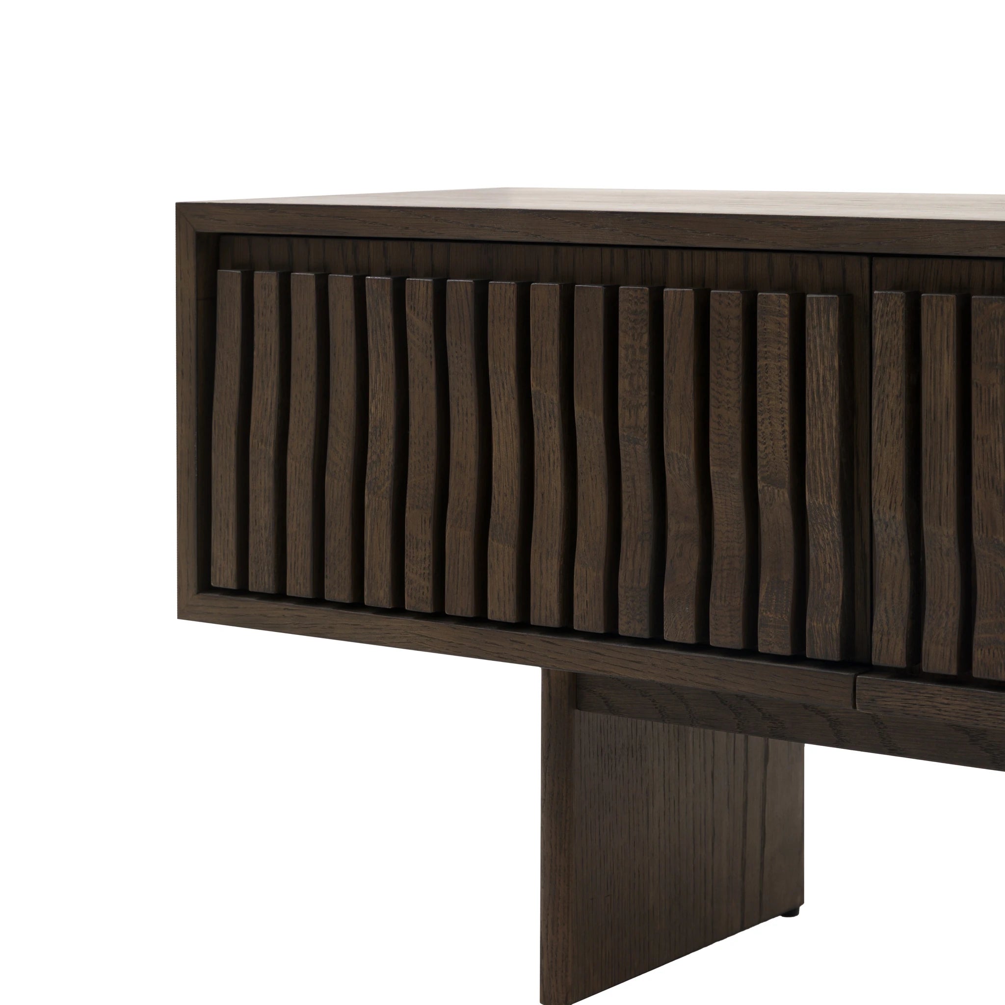 Sullivan Walnut Brown Oak Wood TV Unit