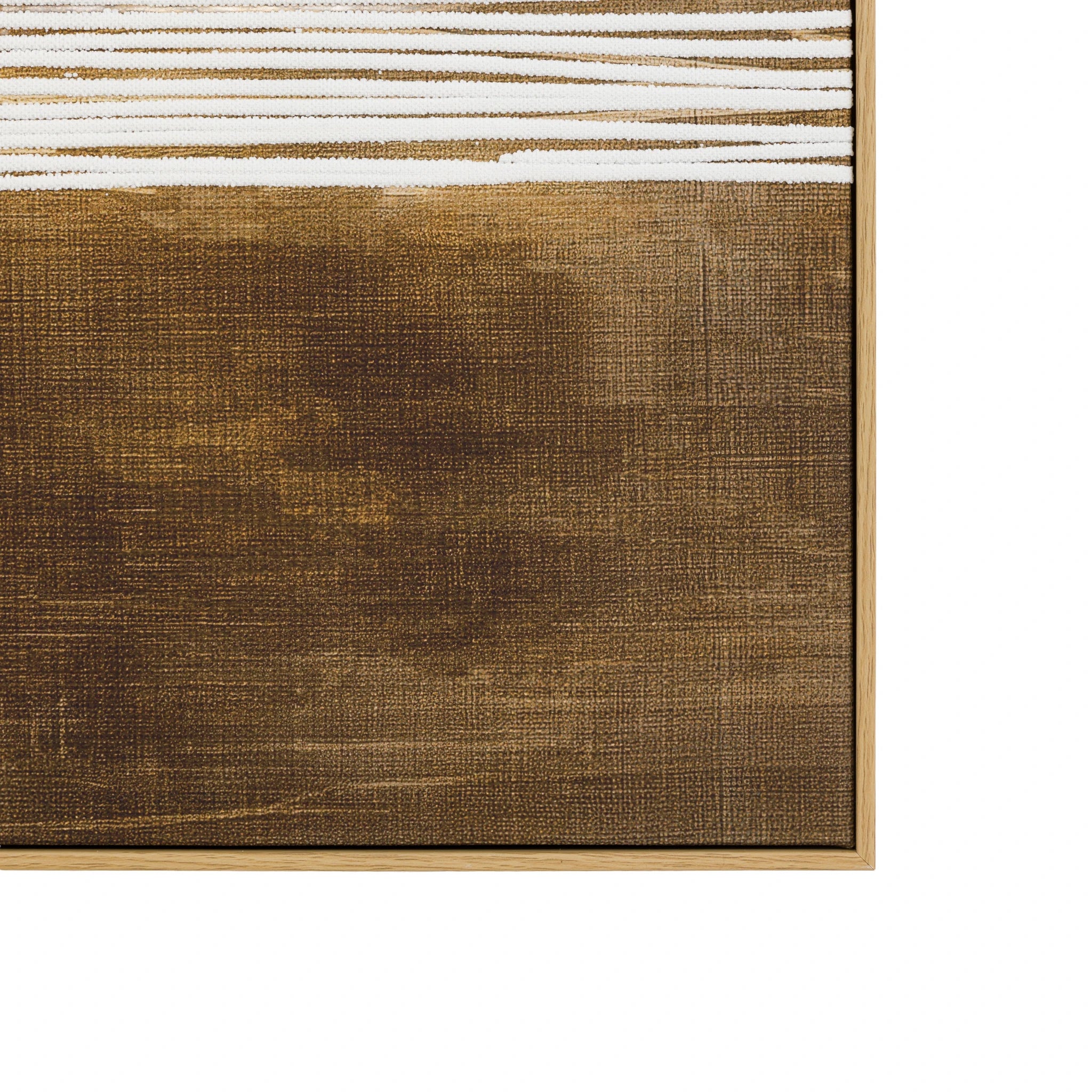 Set of 2 Amberlane Brown Framed Canvases