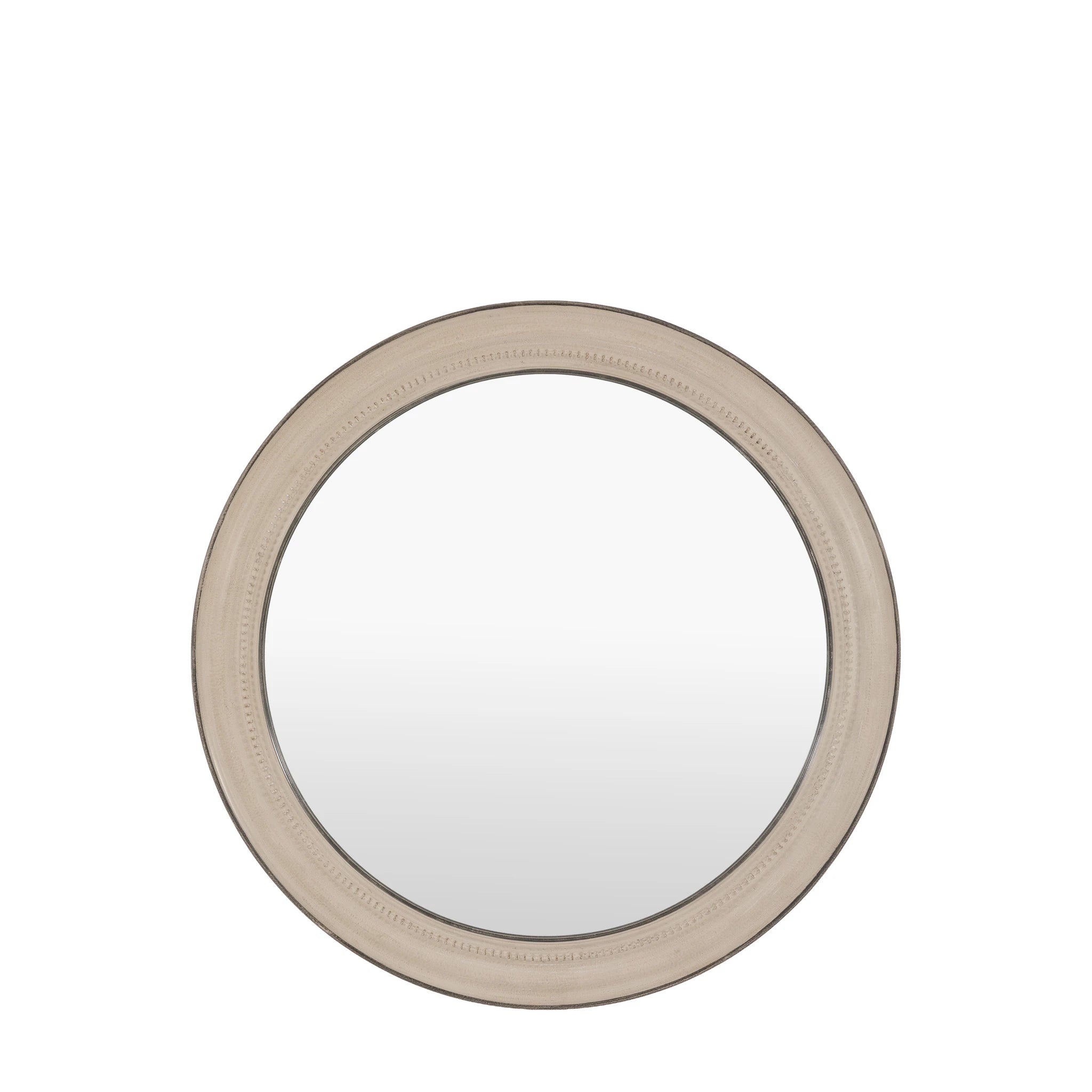 Amberhollow Grey Round Wall Mirror 80cm