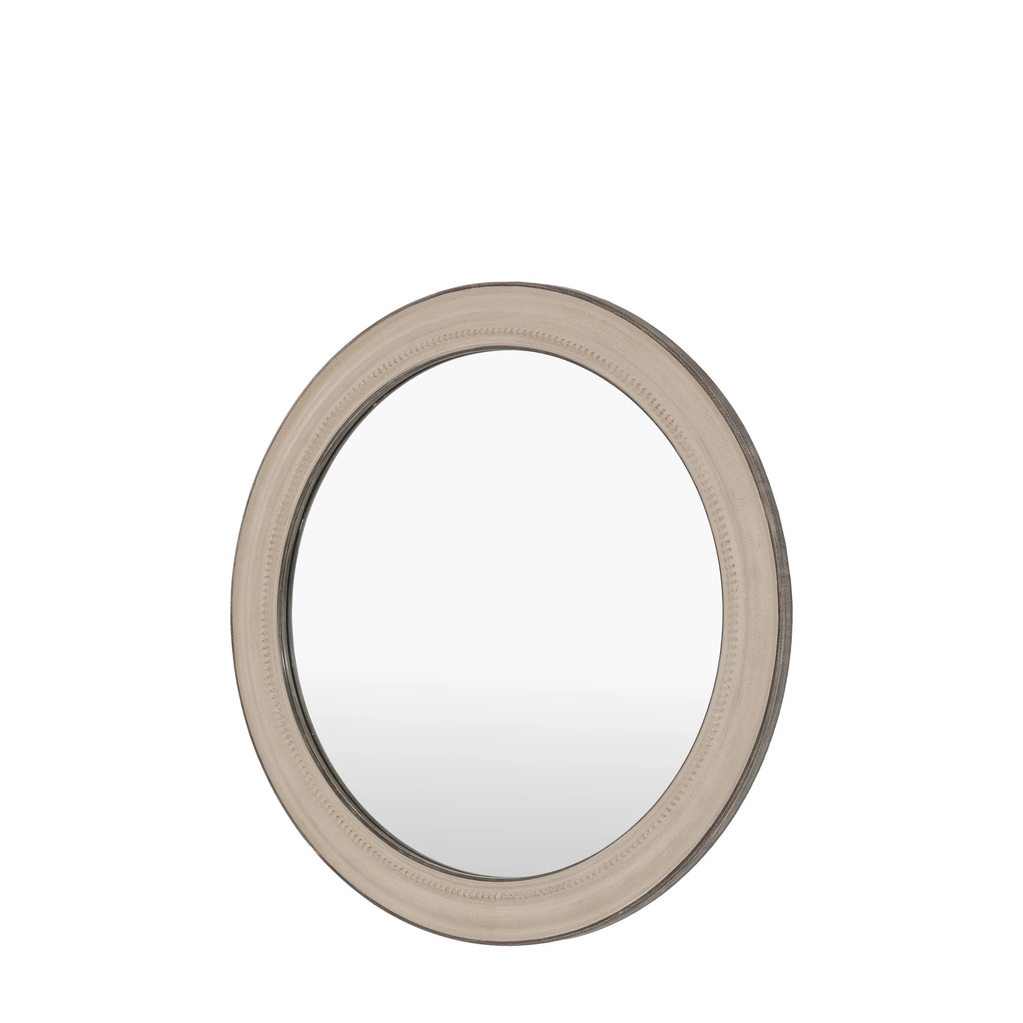 Amberhollow Grey Round Wall Mirror 80cm