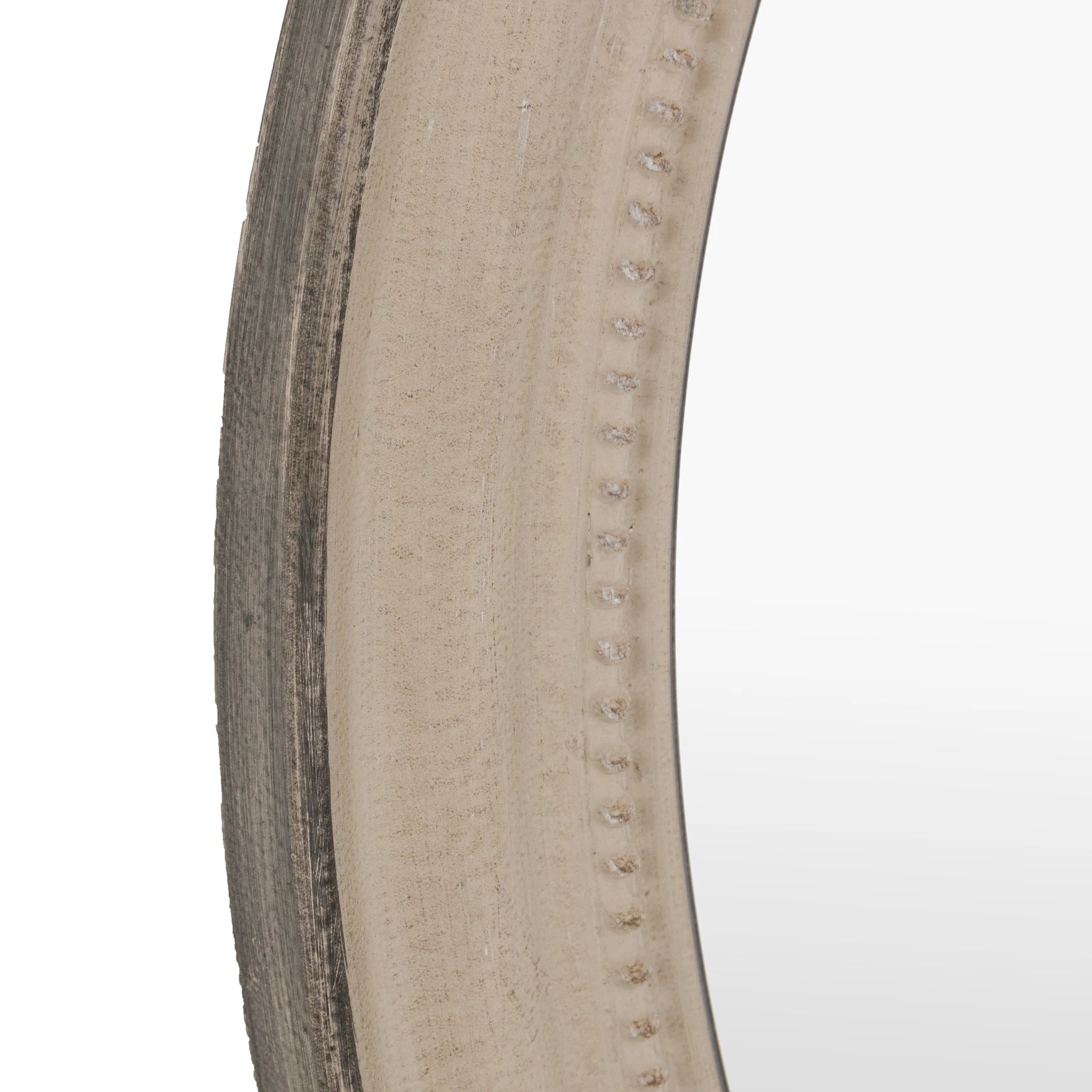 Amberhollow Grey Round Wall Mirror 80cm
