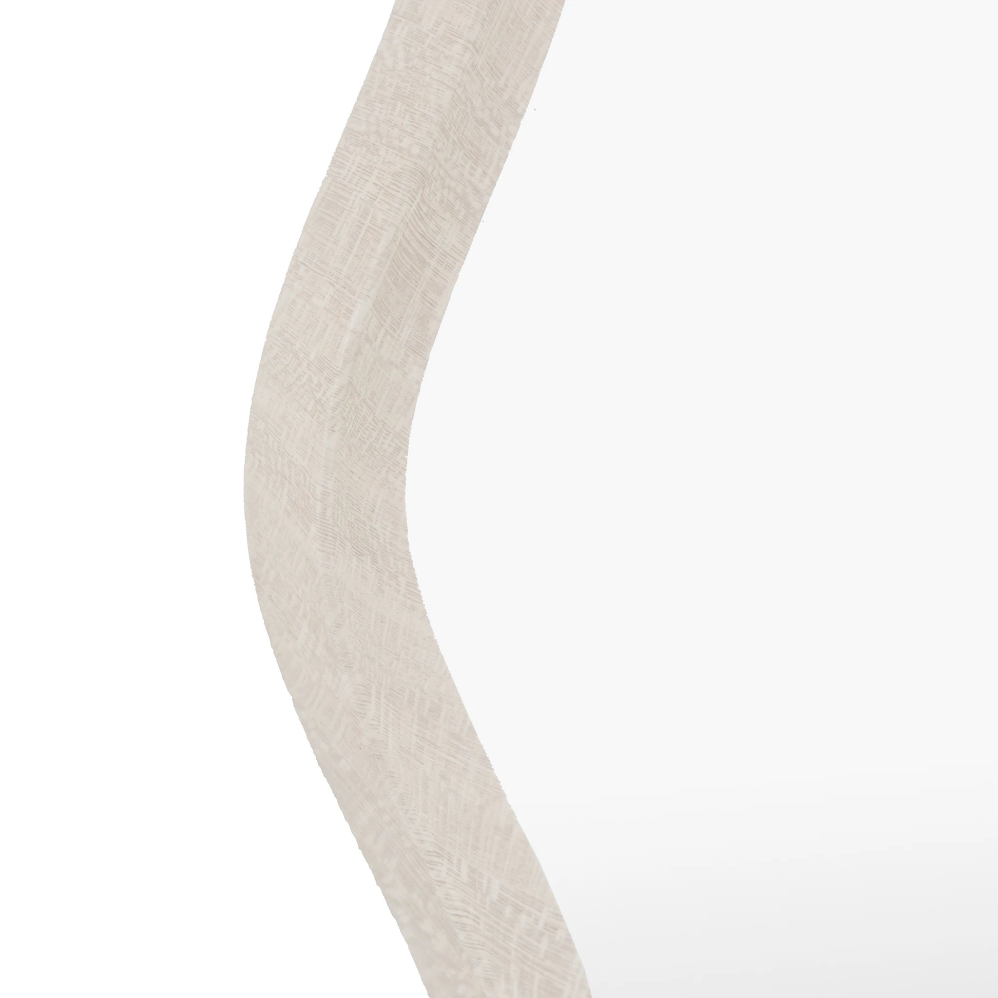 Ondella Smoke Grey Wave Round Wall Mirror 80cm