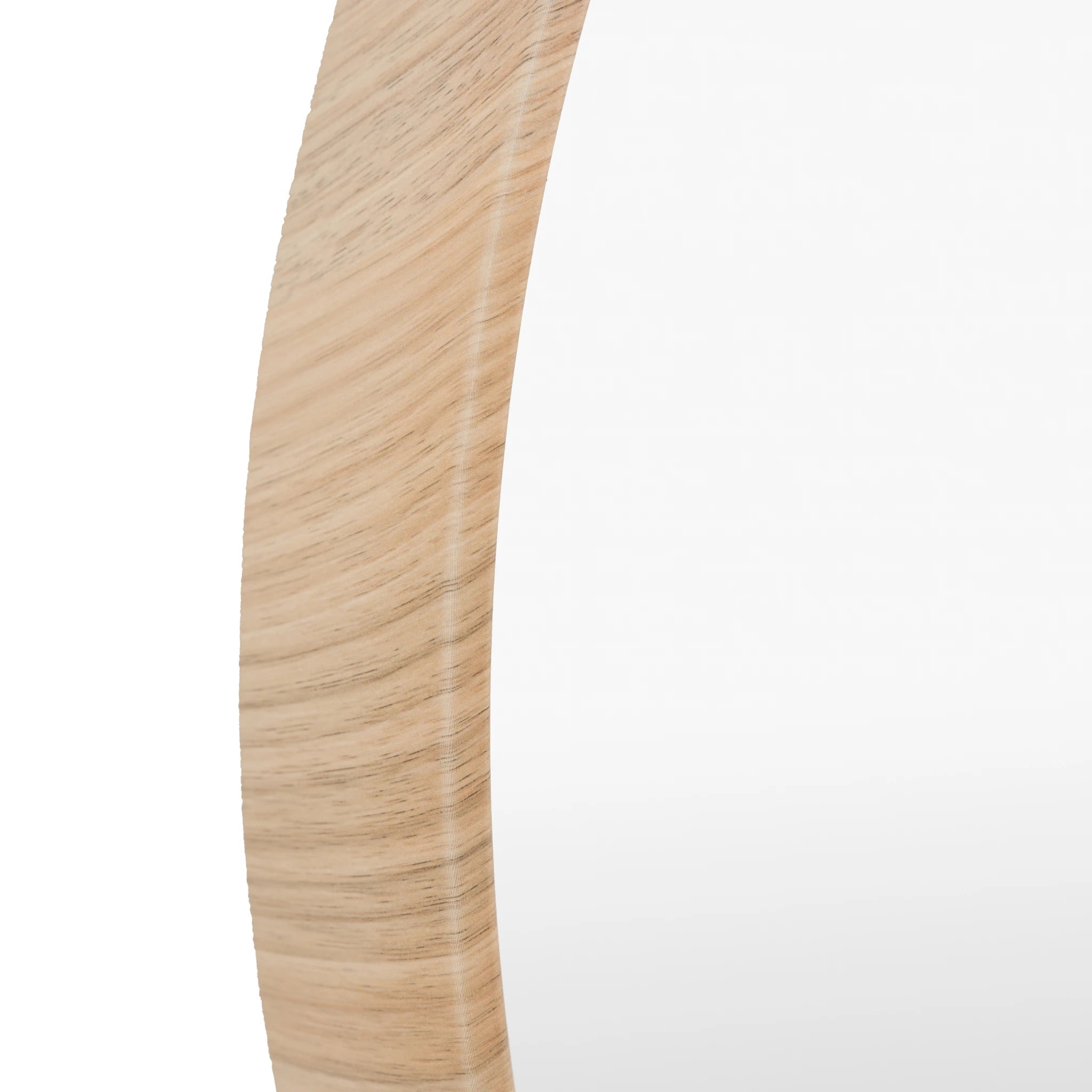 Oakmere Oak Wood Round Wall Mirror 60cm