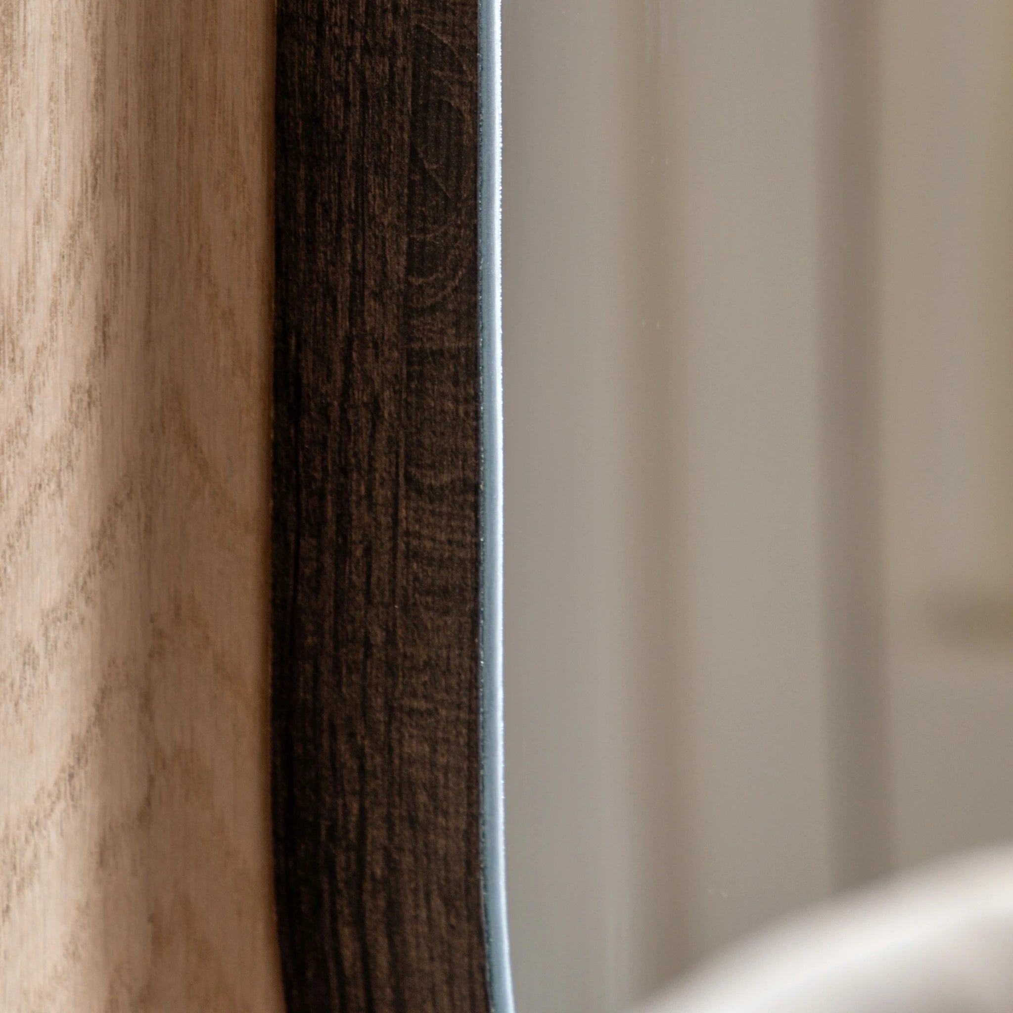 Meji Black Pebble Wall Mirror 55cm