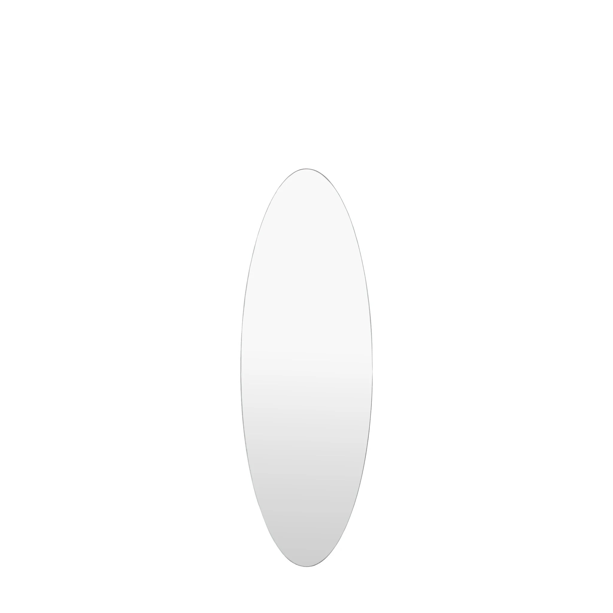 Meji Black Ellipse Wall Mirror 40x120cm